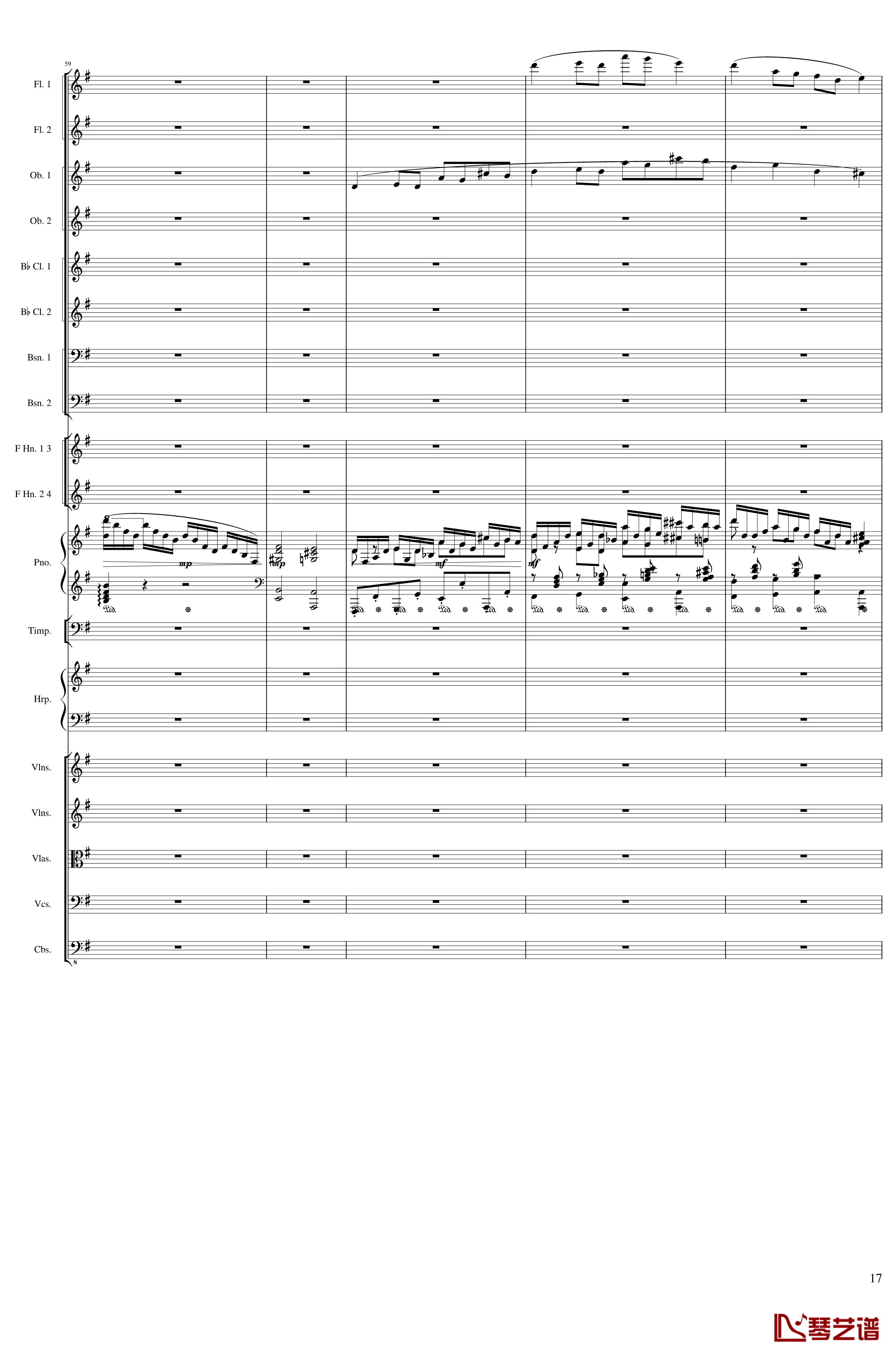 Lyric Overture for piano and orchestra, Op.115钢琴谱-未完成-一个球17