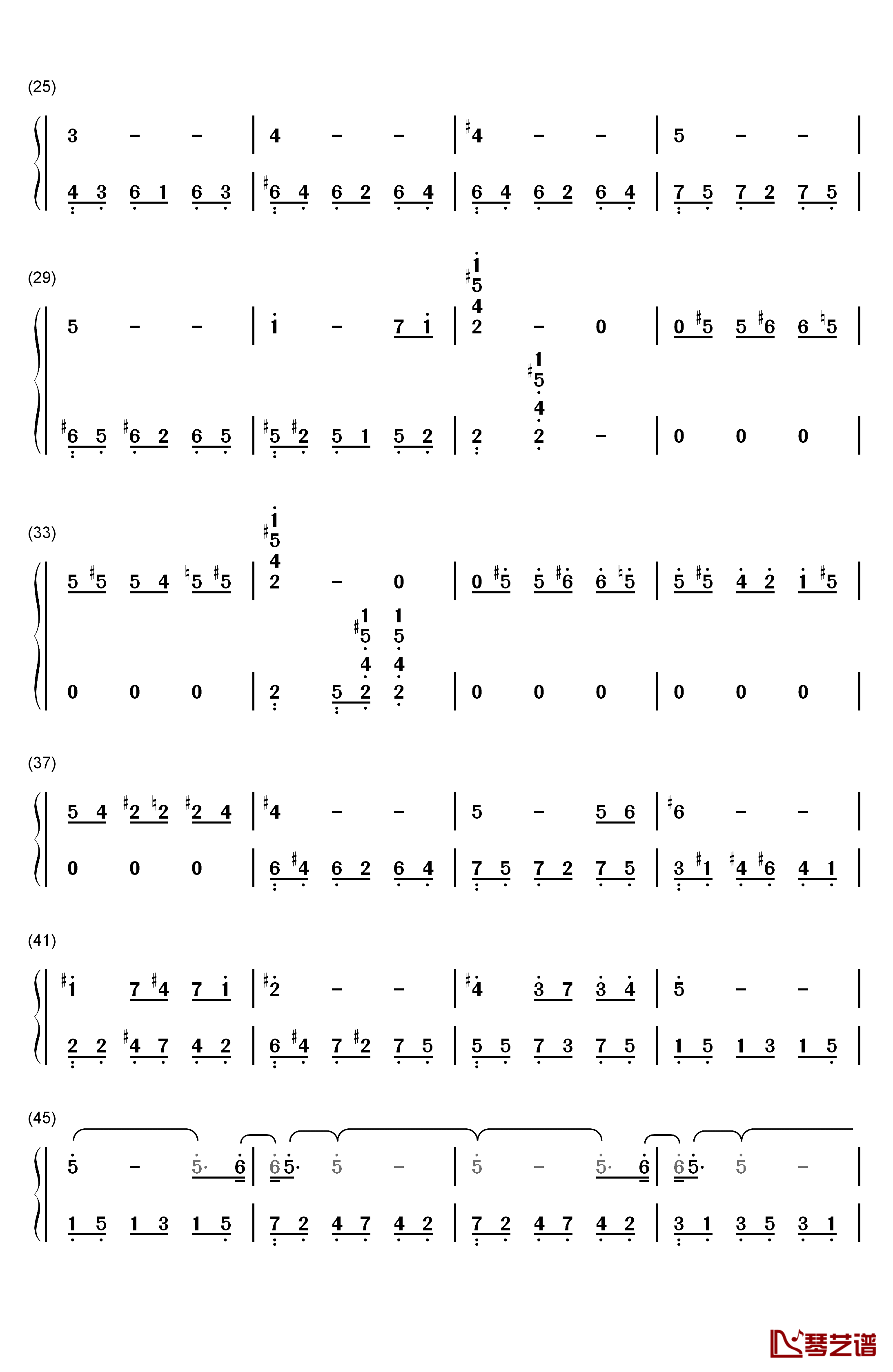 Cavatina钢琴简谱-数字双手-Stanley Myers2