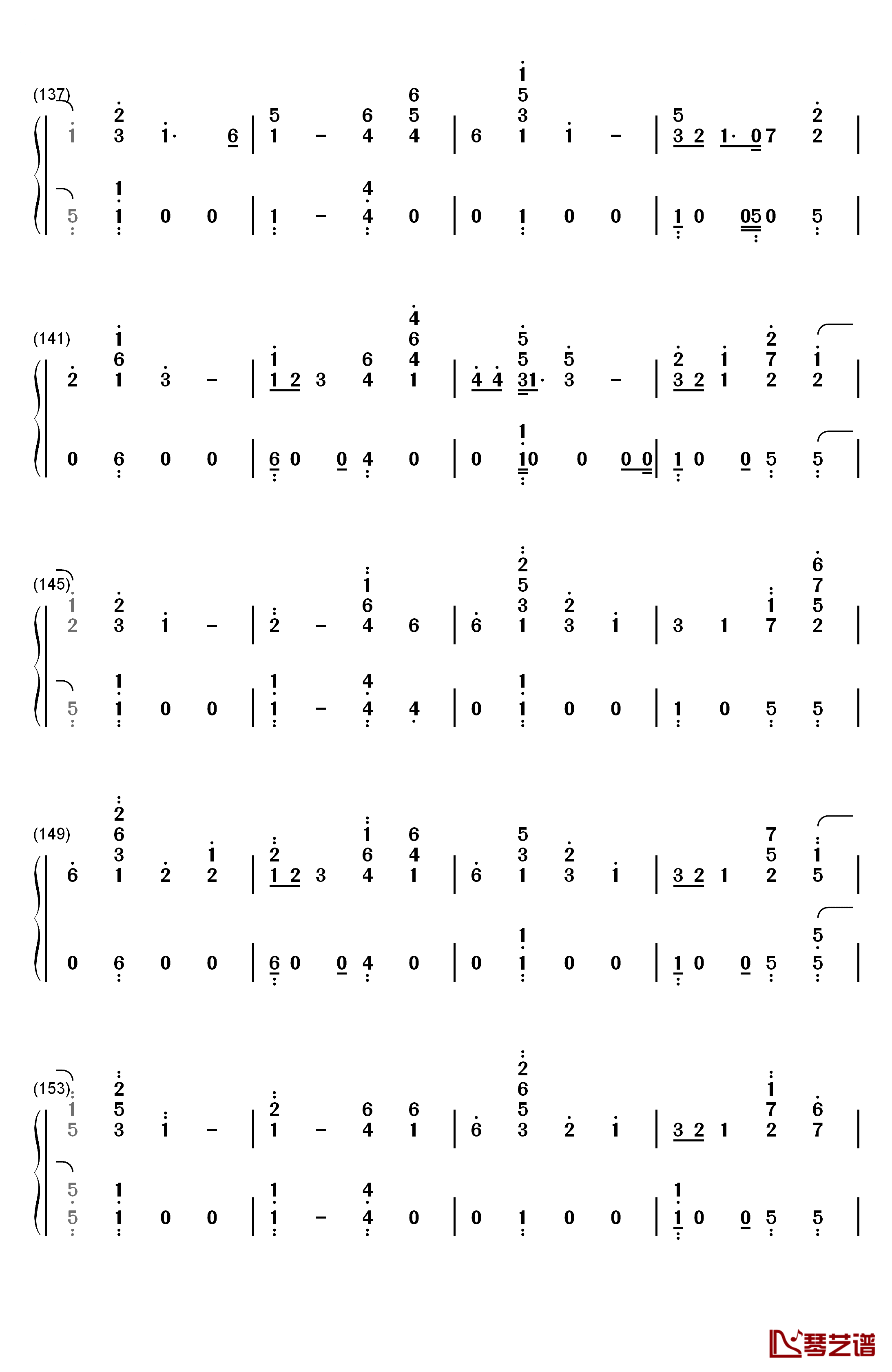 These Days钢琴简谱-数字双手-Rudimental8