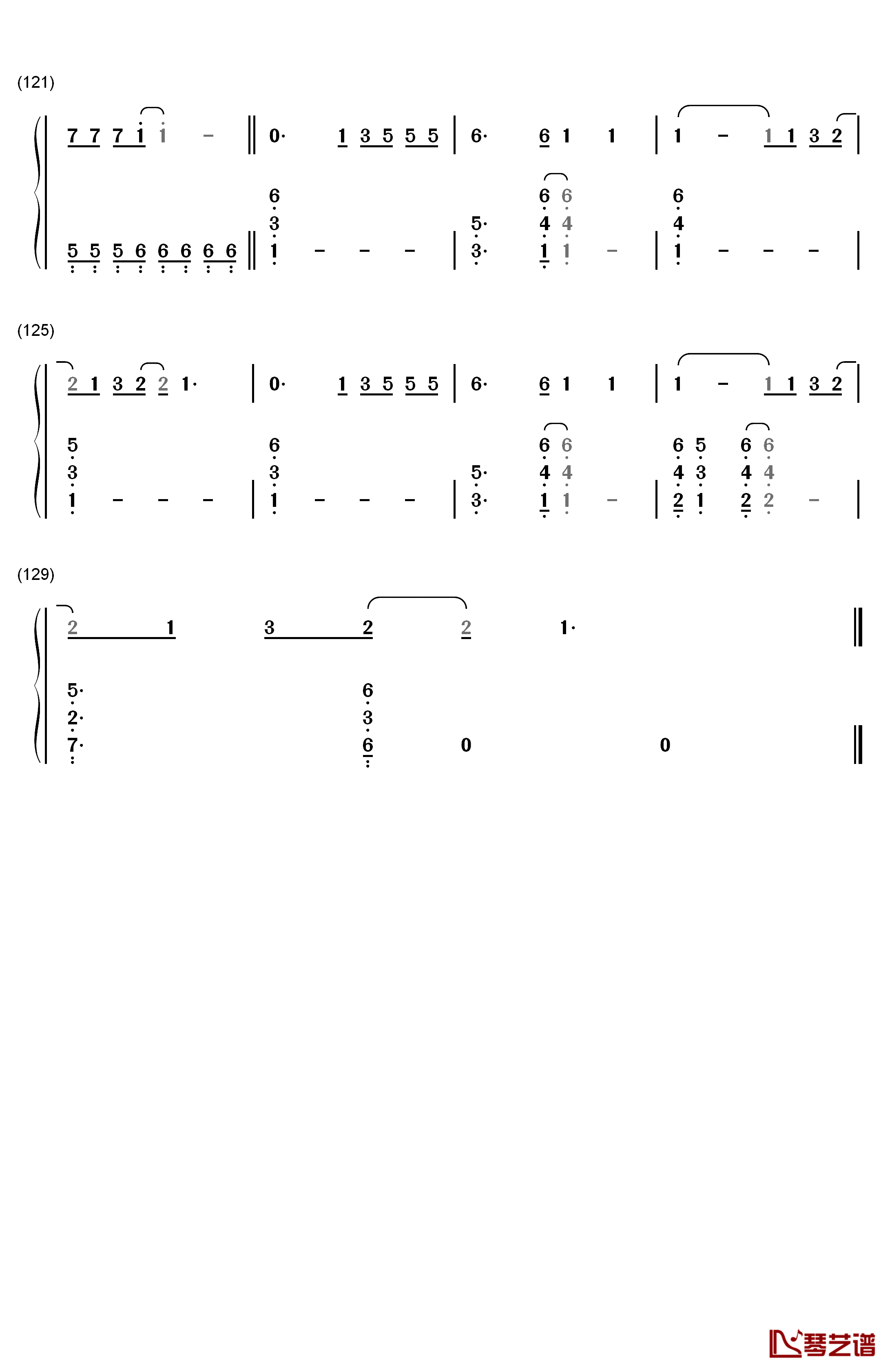 I Want You to Know钢琴简谱-数字双手-Zedd7