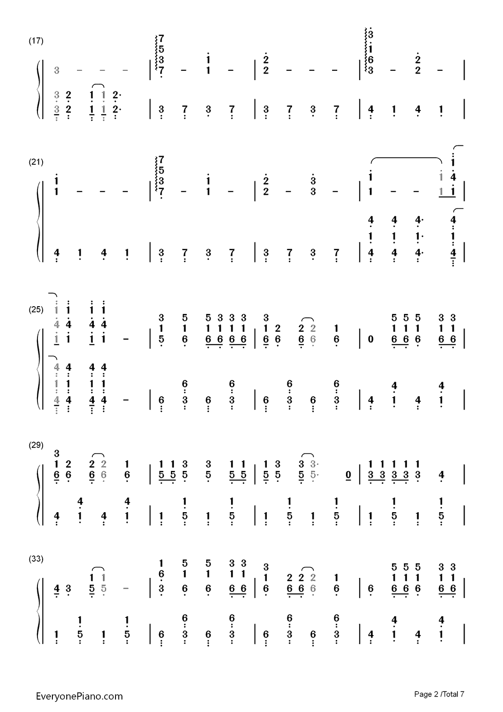 LA Devotee钢琴简谱-数字双手-Panic at the Disco2