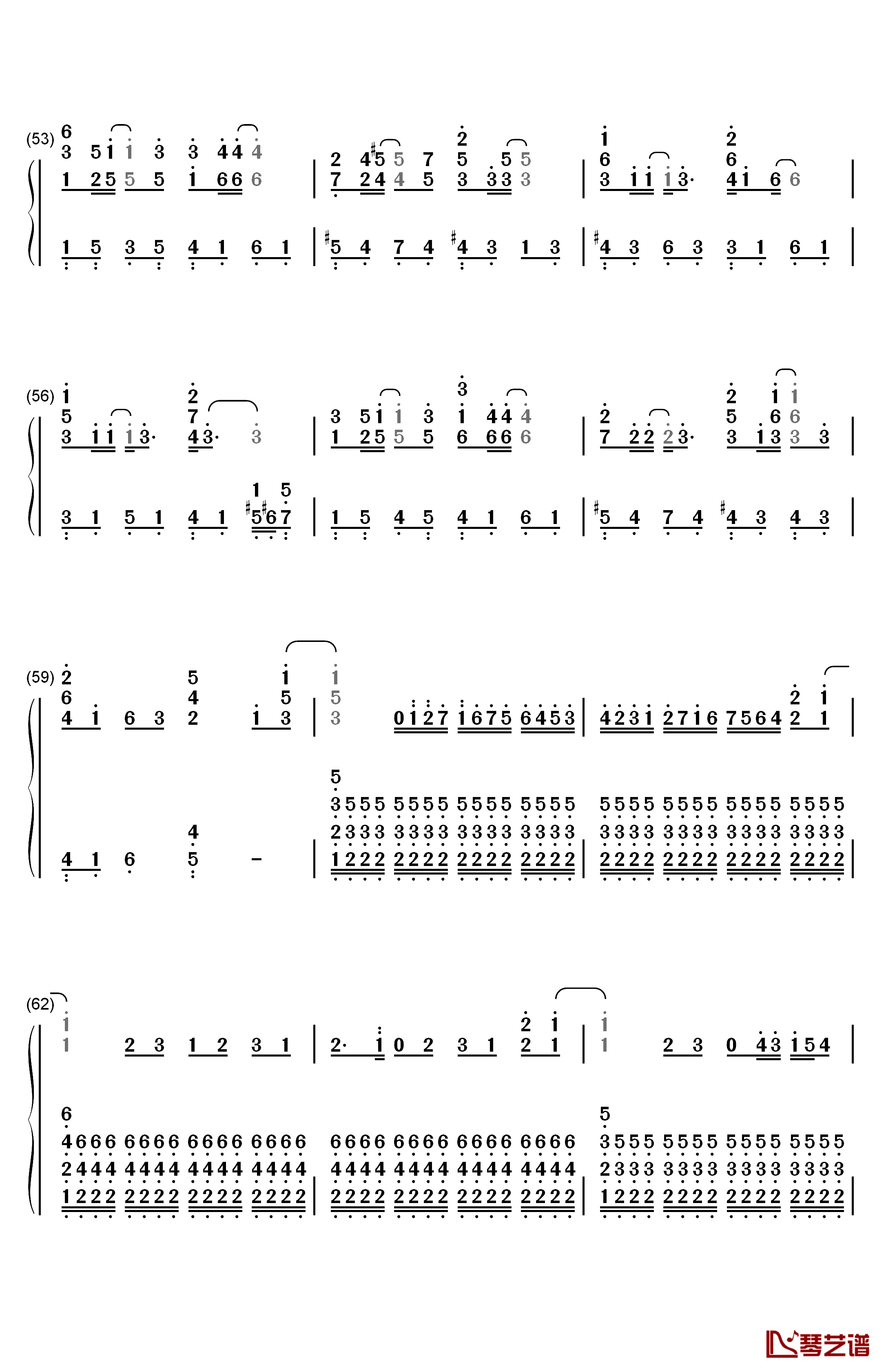 Say Yes钢琴简谱-数字双手-李代沫5