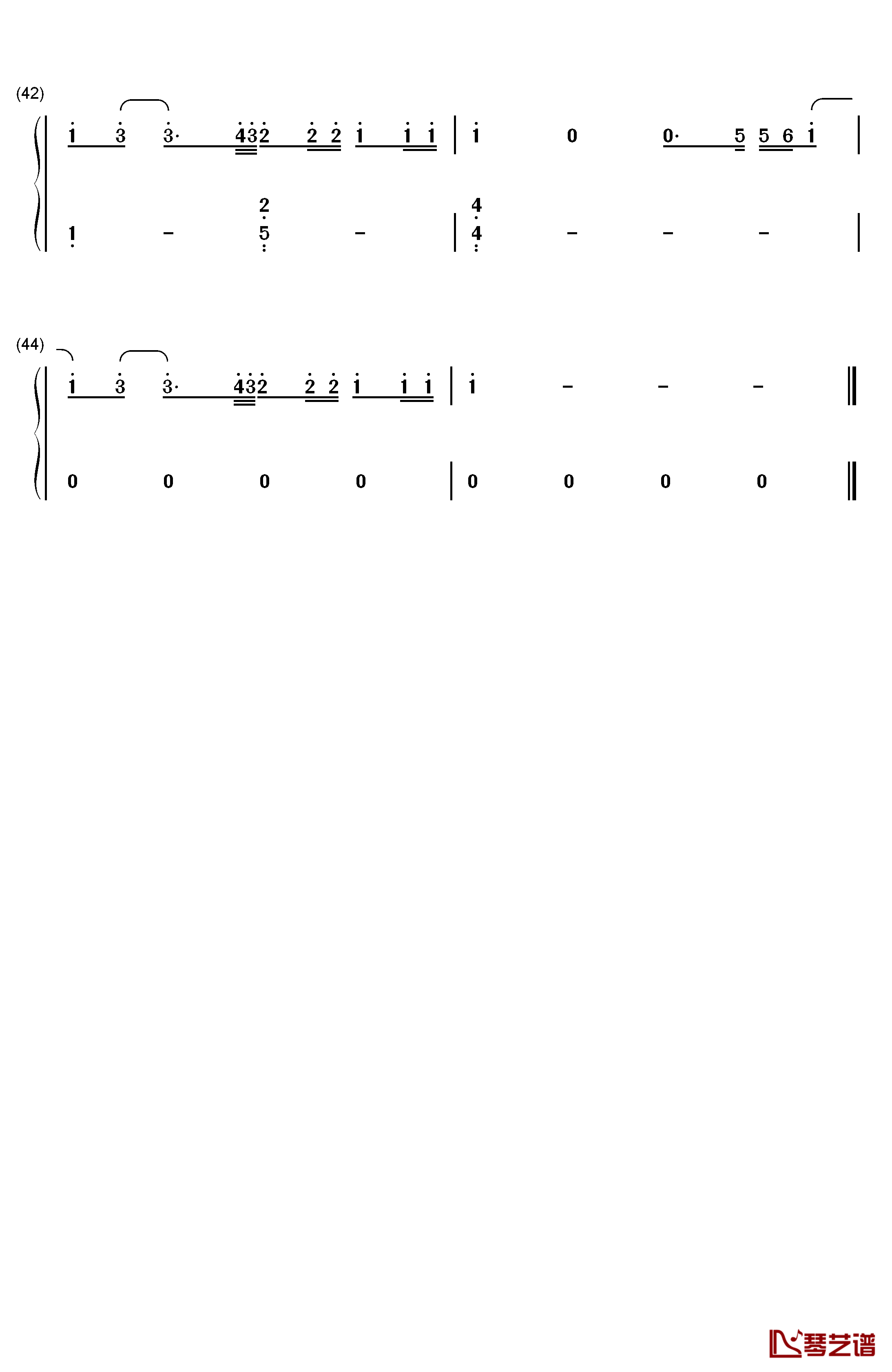 Life for Rent钢琴简谱-数字双手-Dido4