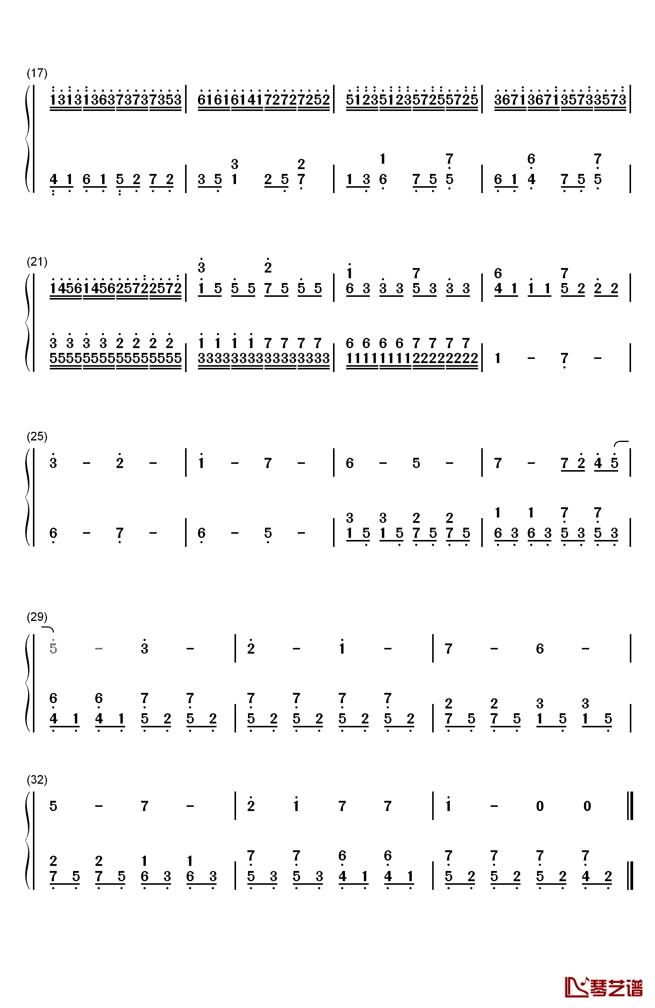 宫崎骏のTOTORO钢琴简谱-数字双手-宫崎骏2