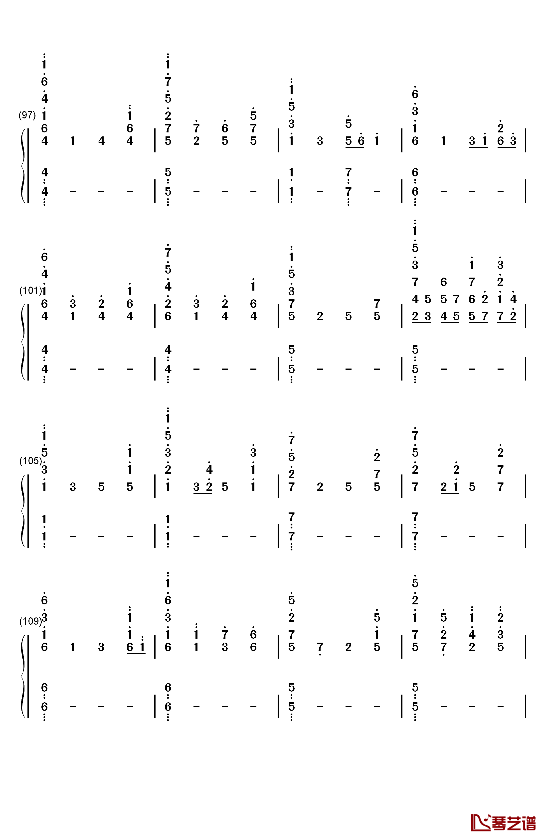 青春のラップタイム钢琴简谱-数字双手-NMB485