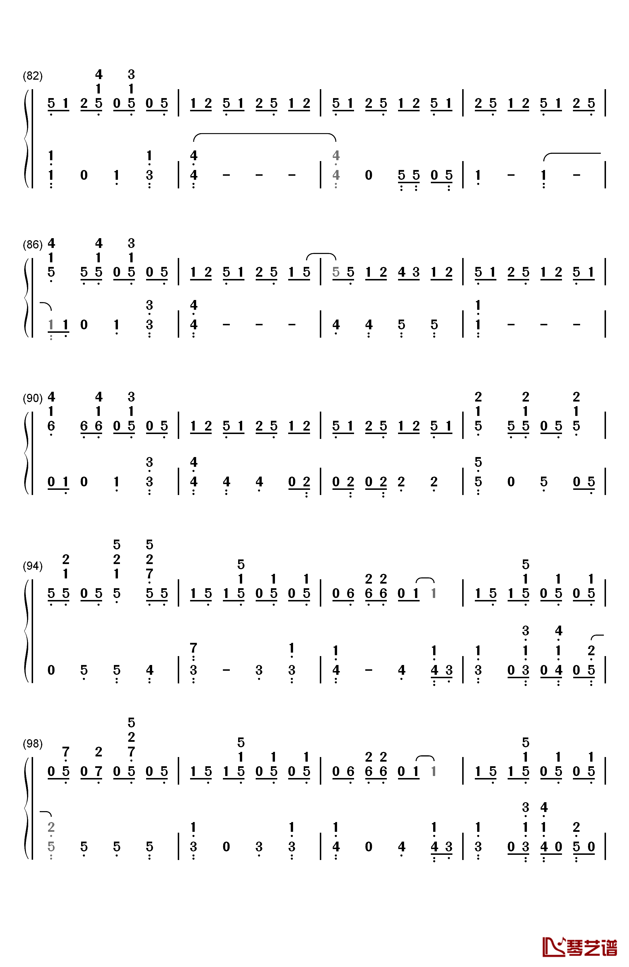 All of Me 完整版钢琴简谱-数字双手-Jon Schmidt5