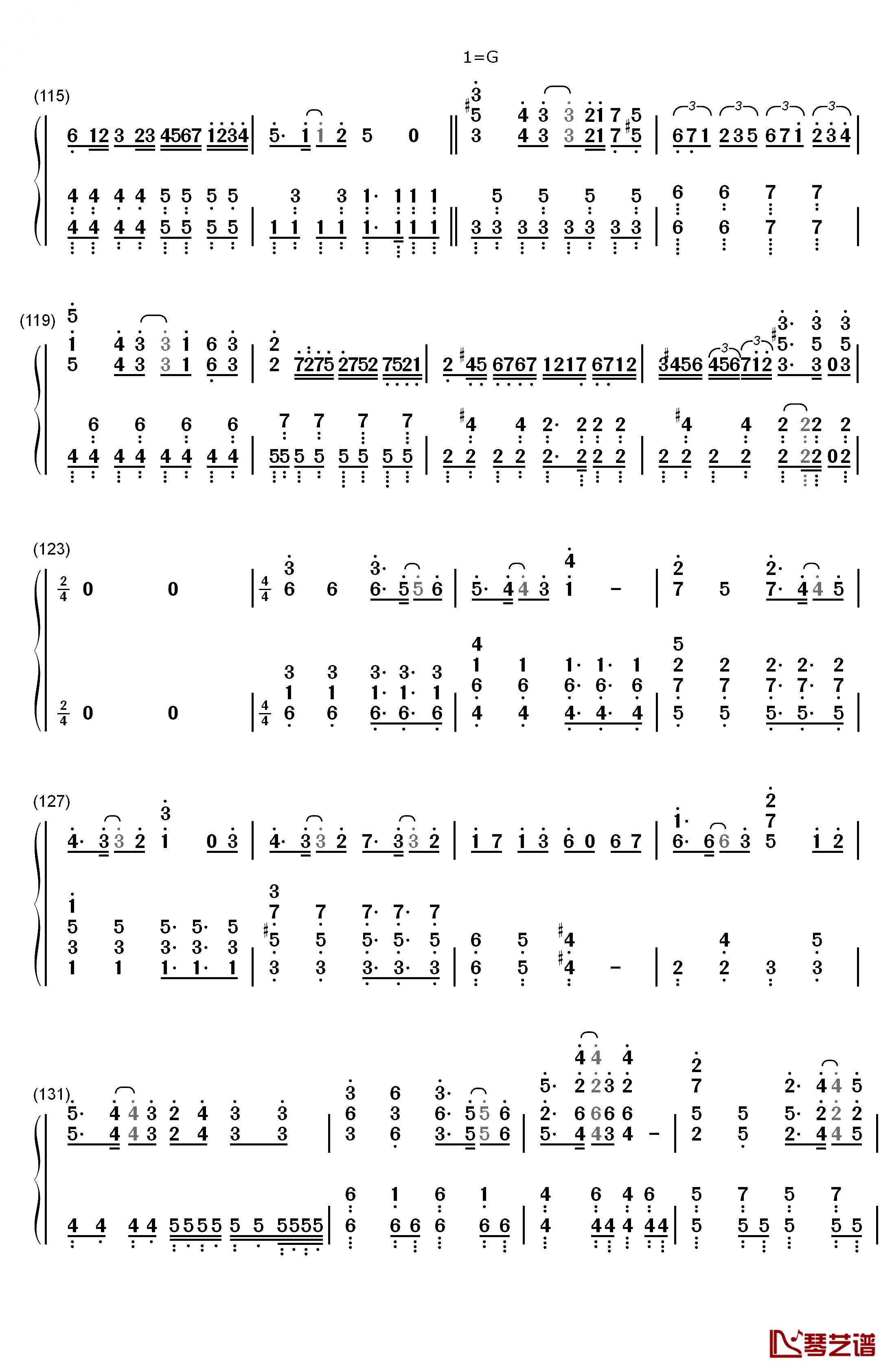 Clockwork Planet钢琴简谱-数字双手-fripSide7