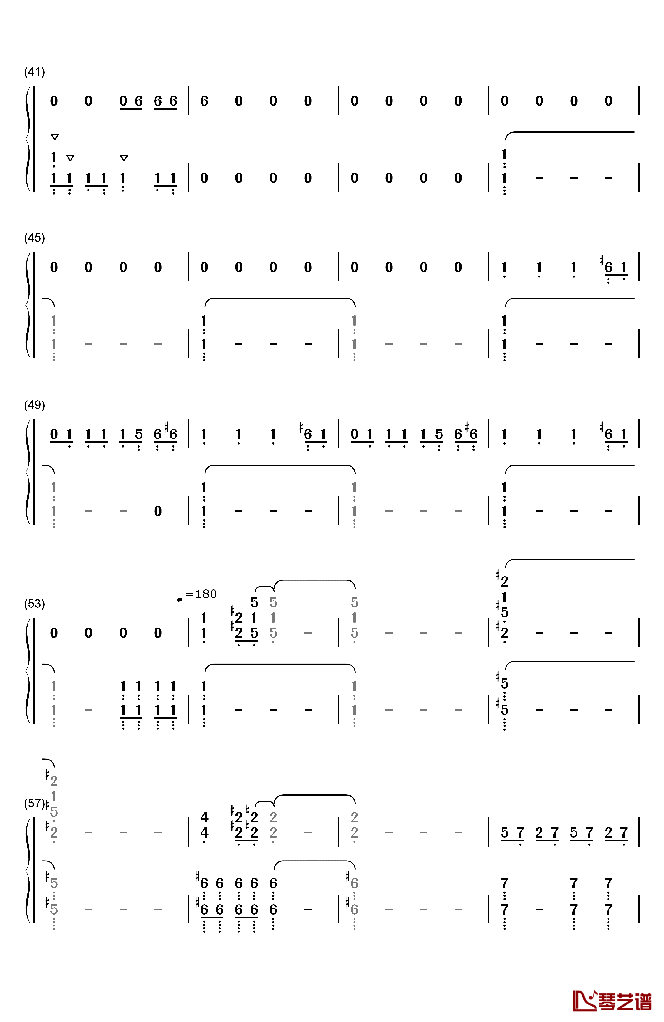 蜘蛛侠英雄远征官方预告片音乐钢琴简谱-数字双手-Michael Giacchino3