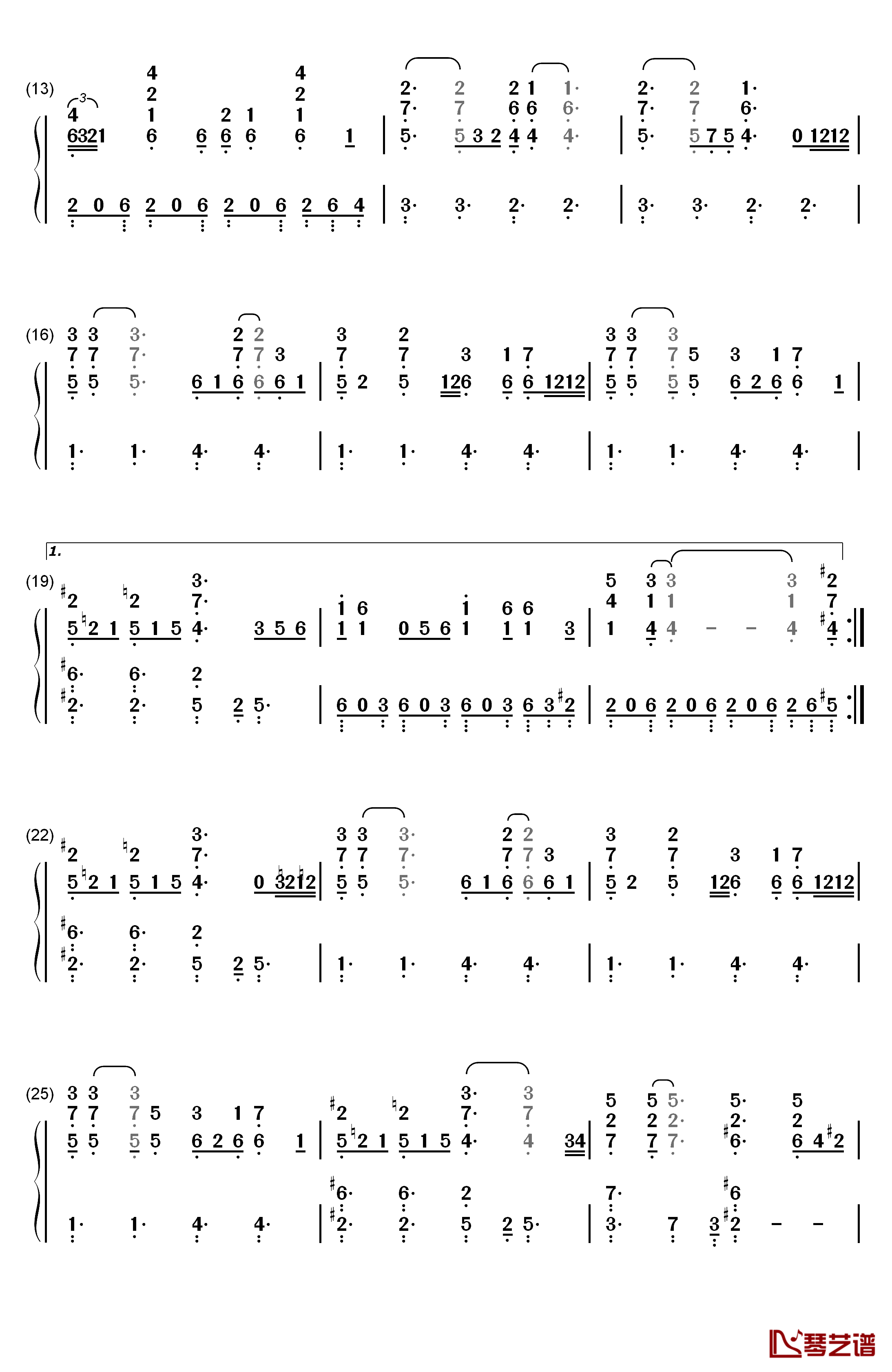 Wake Up钢琴简谱-数字双手-Alicia Keys2