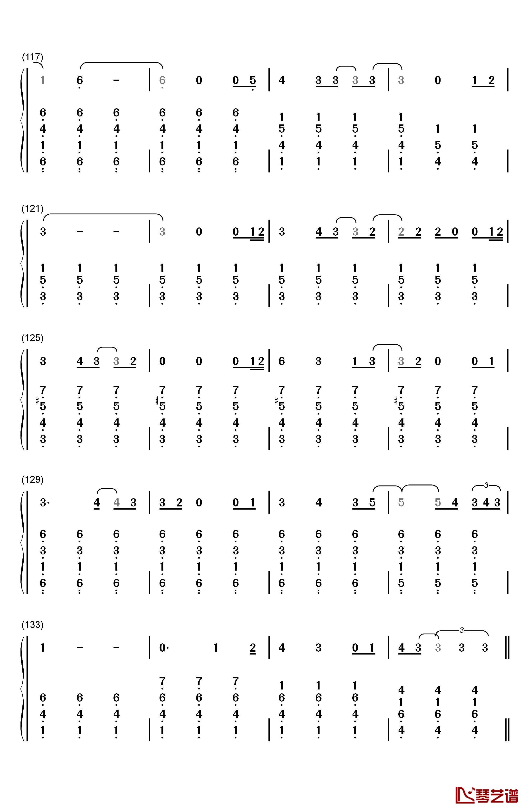 She Used To Be Mine钢琴简谱-数字双手-Sara Bareilles7