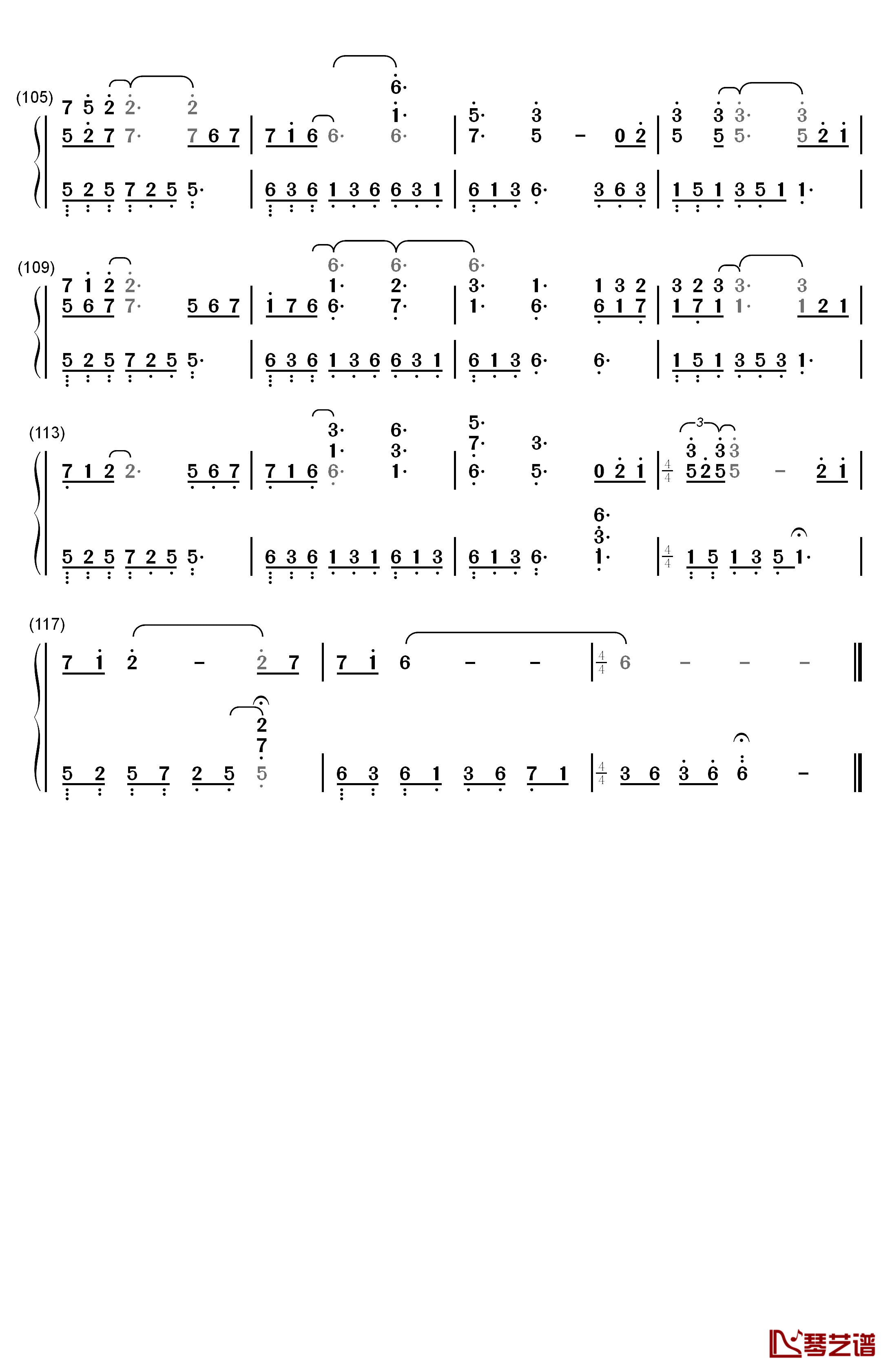 Felitsa（费丽萨）钢琴简谱-数字双手-雅尼5