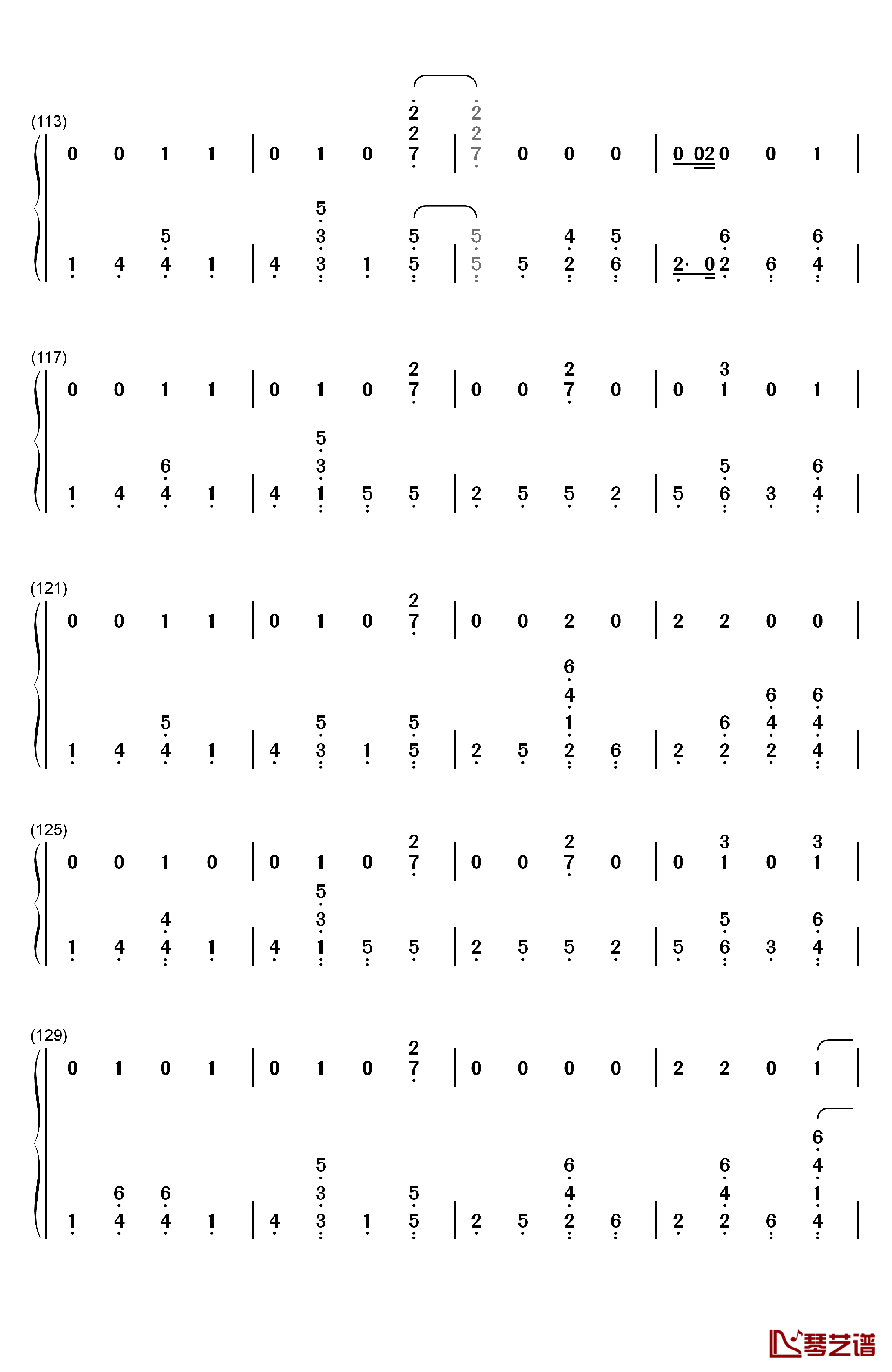 So It Goes…钢琴简谱-数字双手-Taylor Swift6