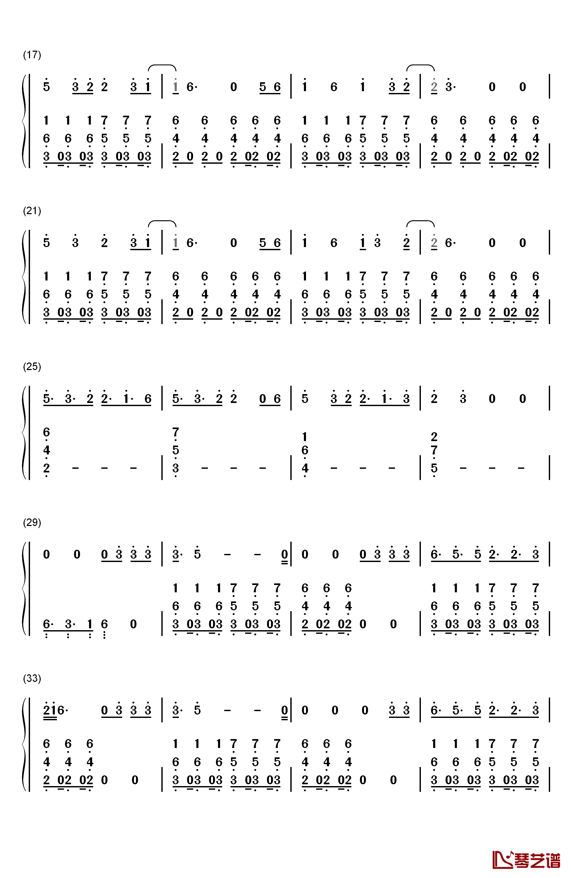 Desire钢琴简谱-数字双手-Years & Years2