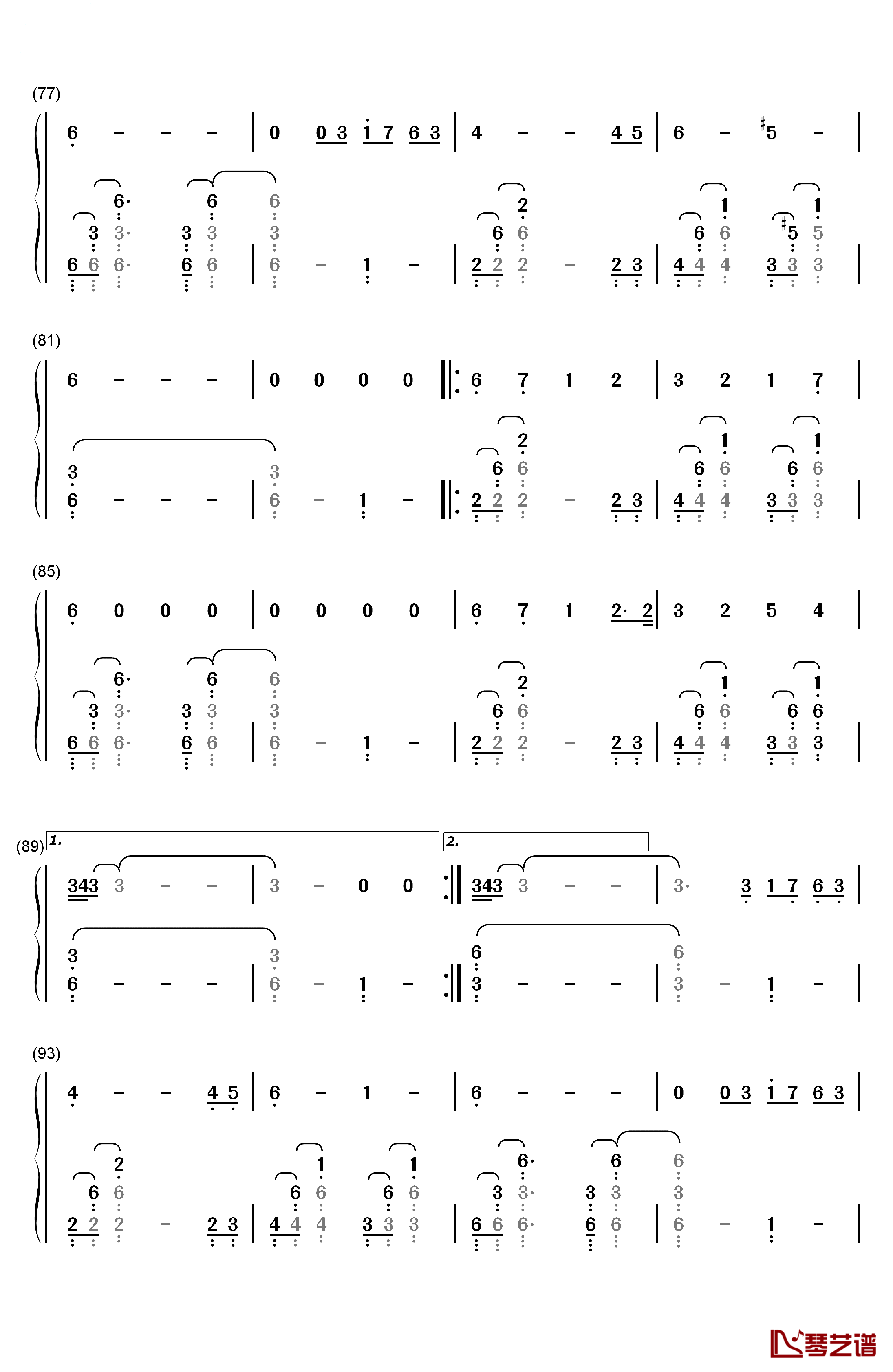 Superman钢琴简谱-数字双手-Eminem5