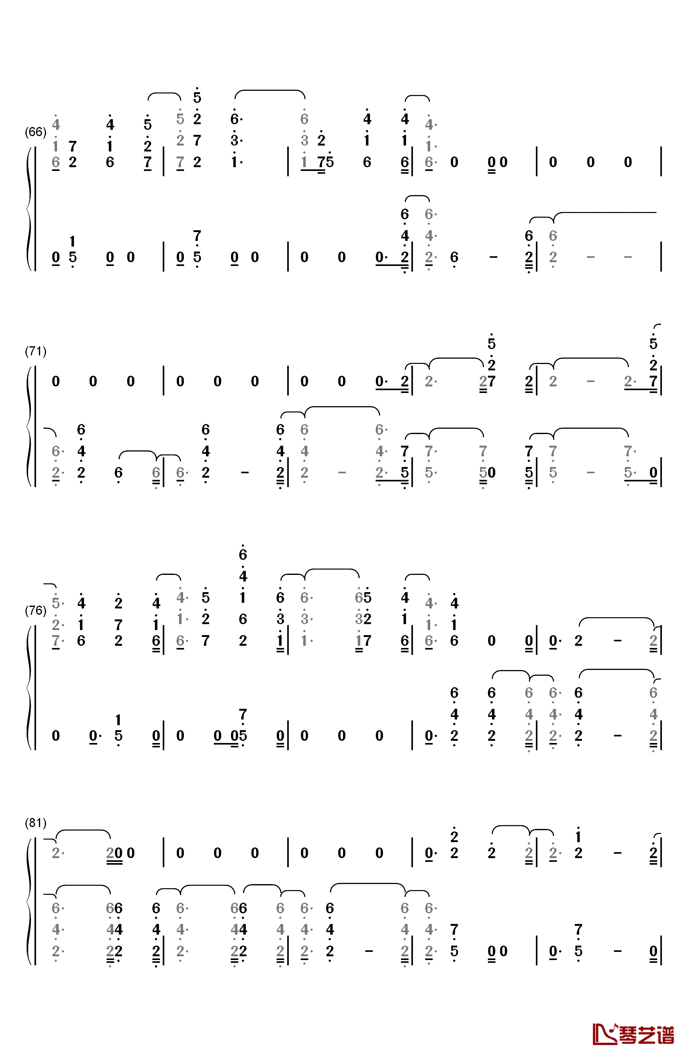 Ever Since New York钢琴简谱-数字双手-Harry Styles4