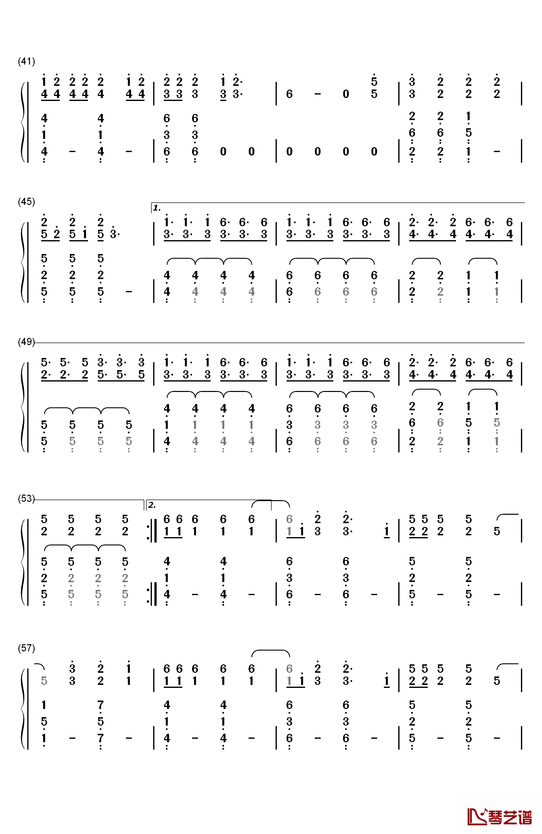 Polarize钢琴简谱-数字双手-Twenty One Pilots3