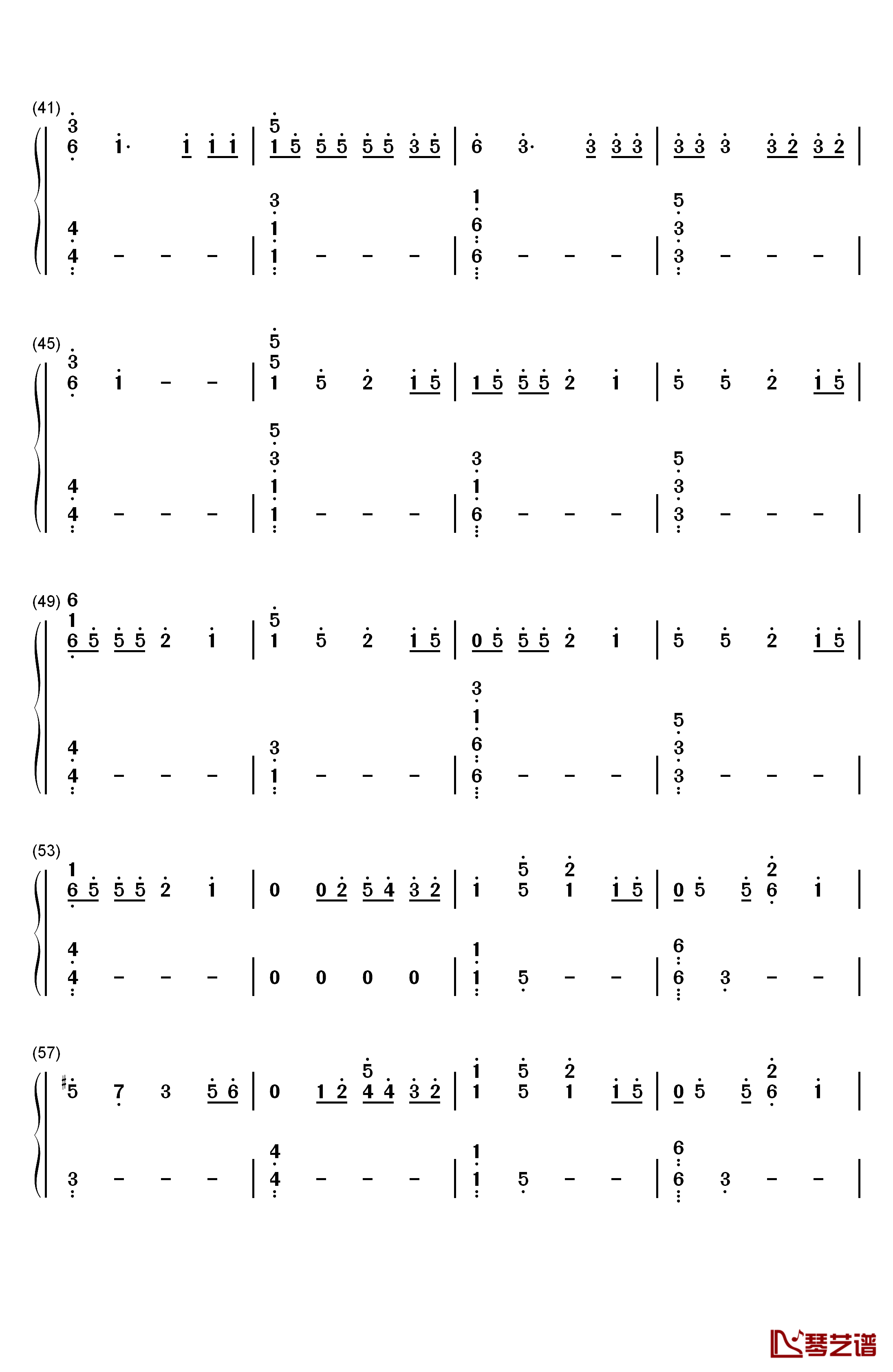 Close to Me钢琴简谱-数字双手-Ellie Goulding Diplo3