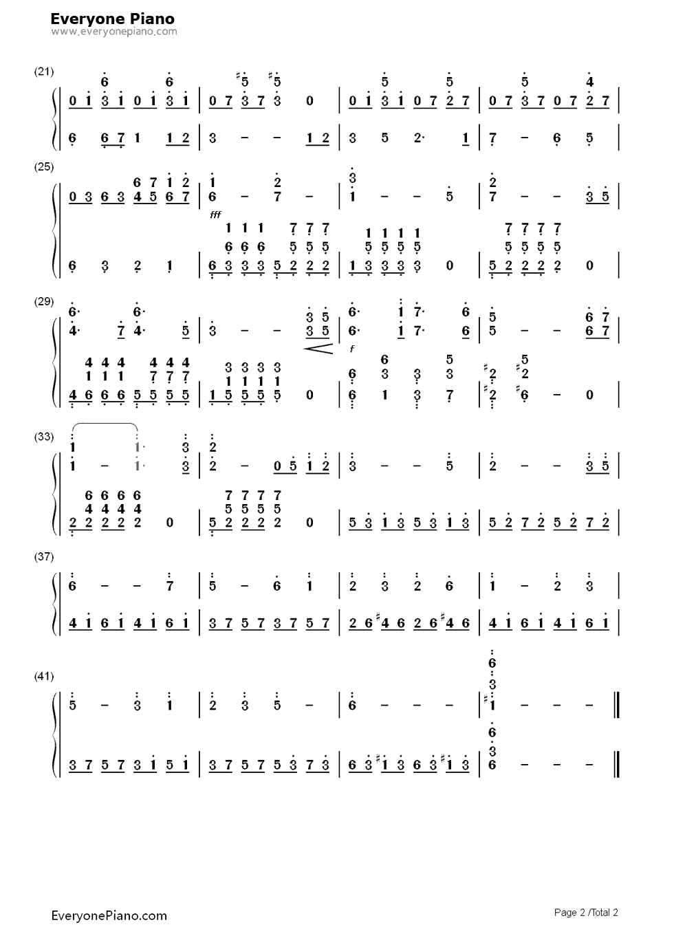 御剑江湖钢琴简谱-数字双手-骆集益2