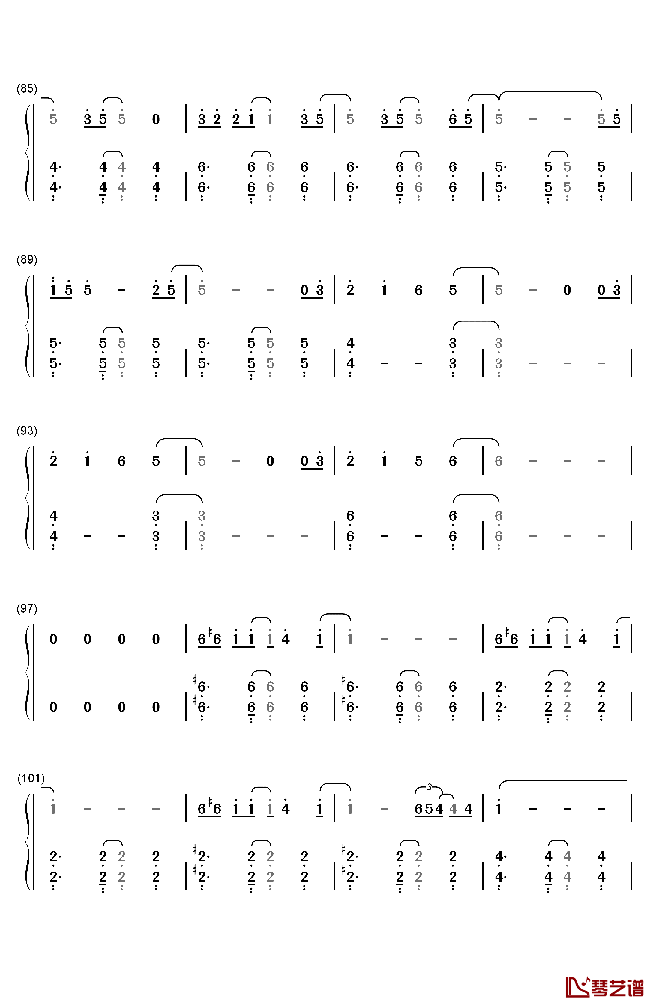 My Soul Your Beats钢琴简谱-数字双手-Lia5