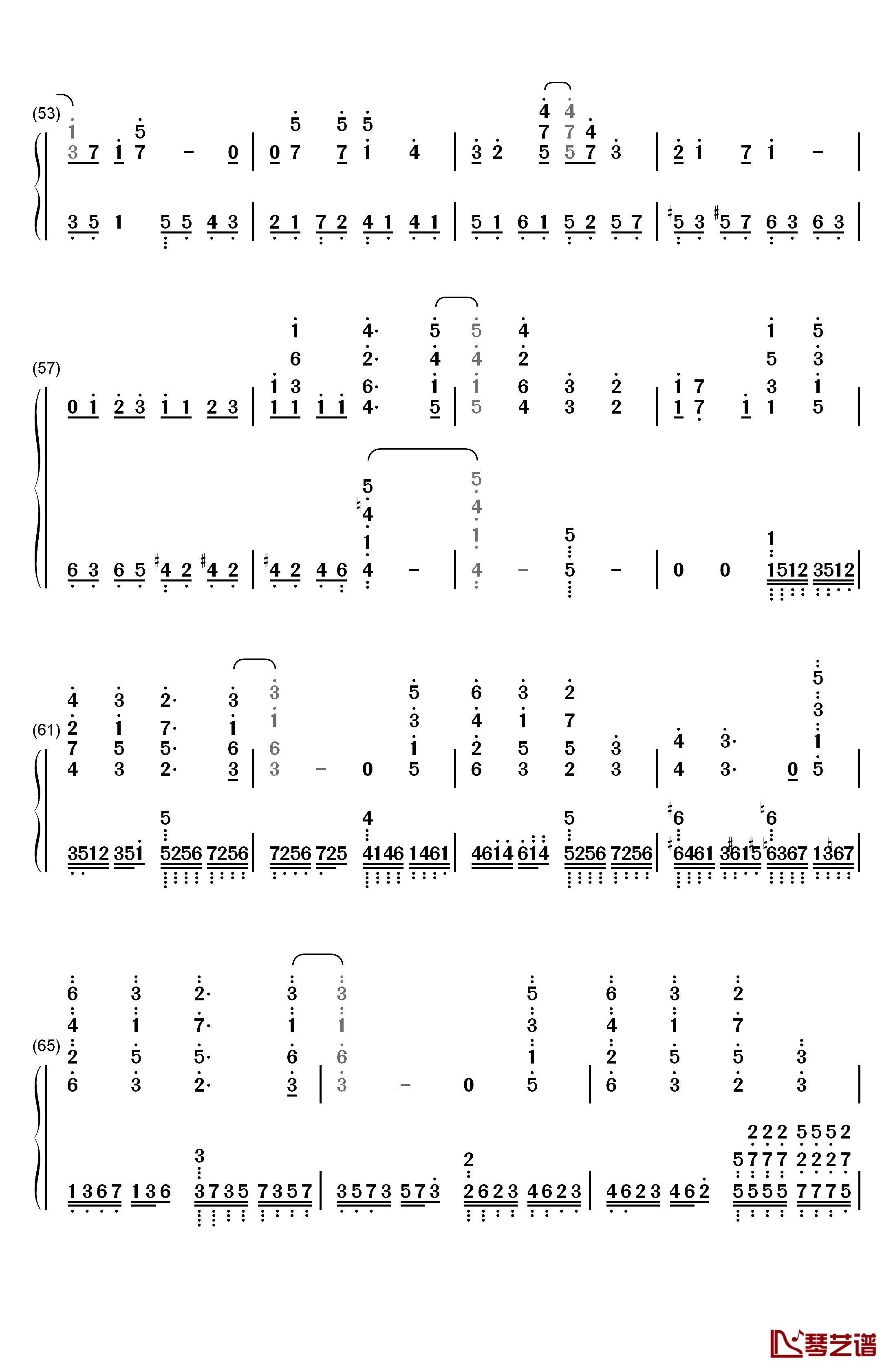 それは仆たちの奇迹钢琴简谱-数字双手-μ's4