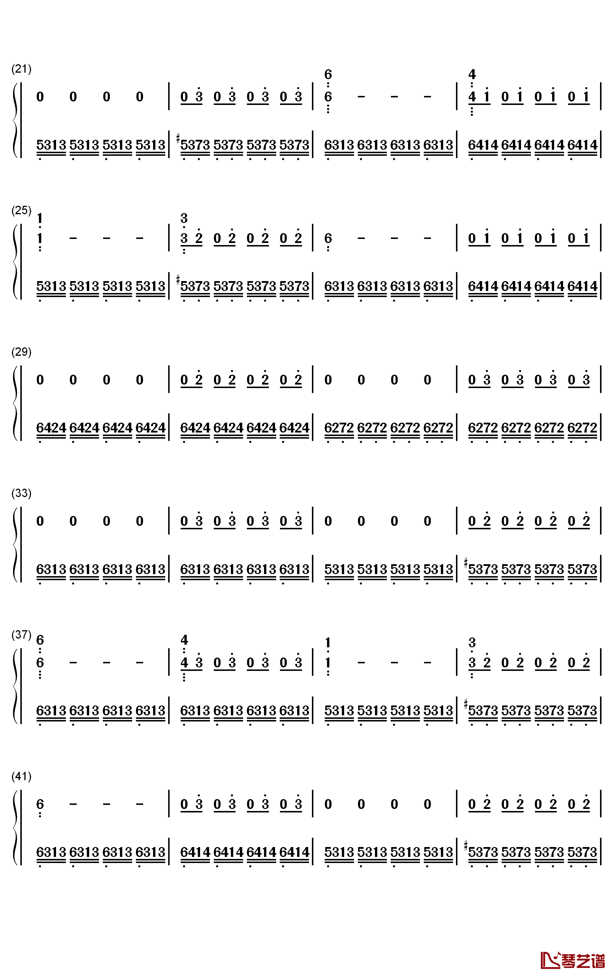 The Twins钢琴简谱-数字双手-Max Richter2