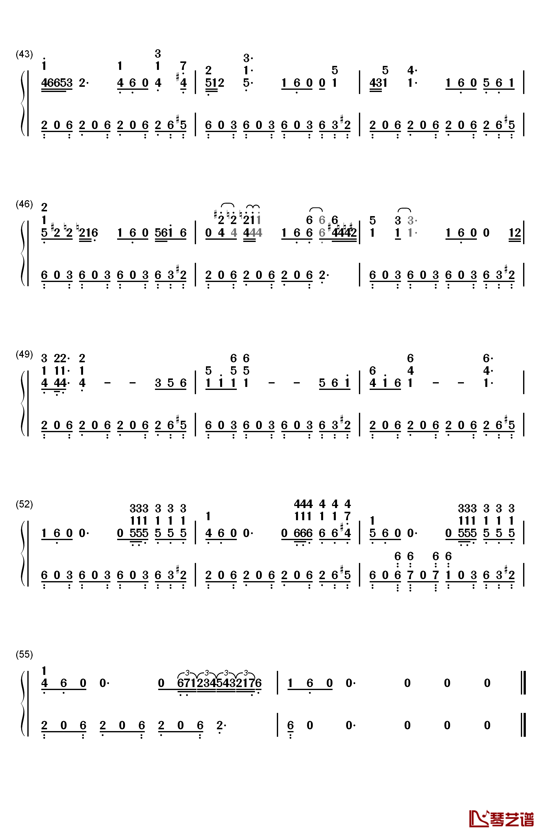 Wake Up钢琴简谱-数字双手-Alicia Keys4