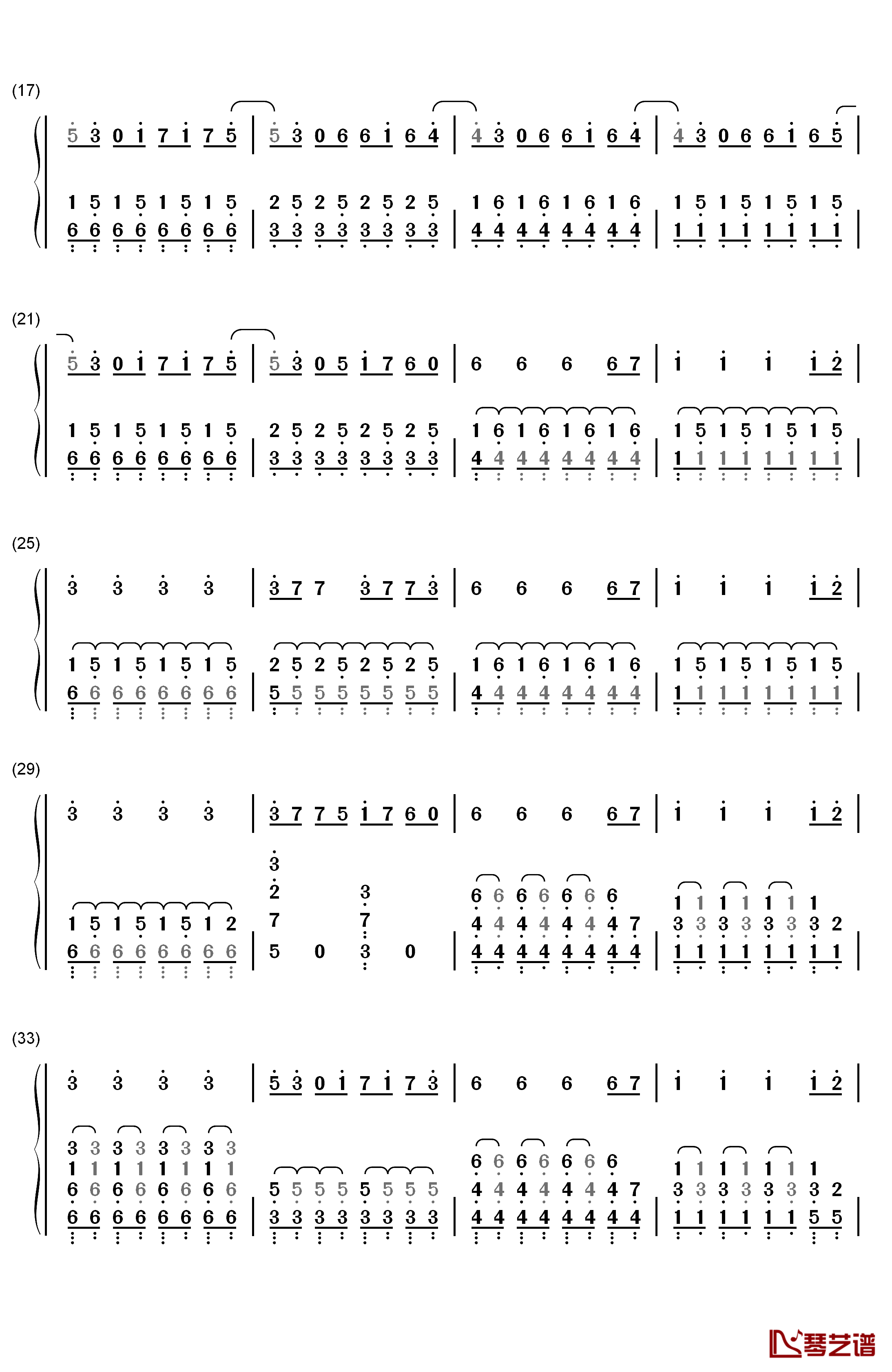 Beautiful Now钢琴简谱-数字双手-Zedd2