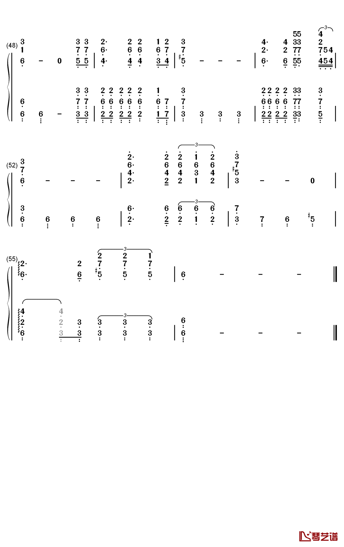 Jenny Of Oldstones钢琴简谱-Florence and the Machine歌曲-数字双曲谱4