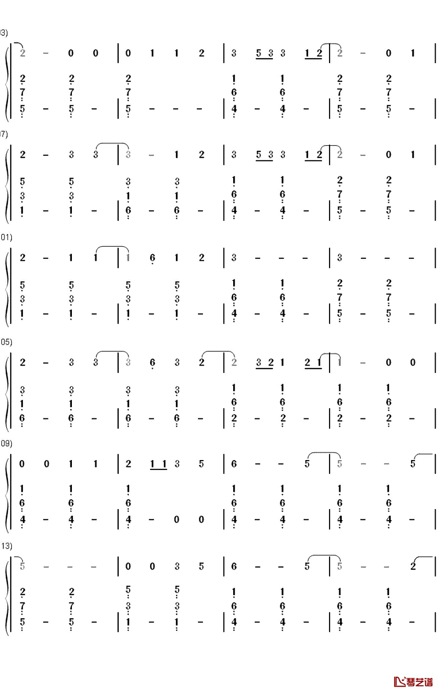 Irresistible钢琴简谱-数字双手-One Direction5