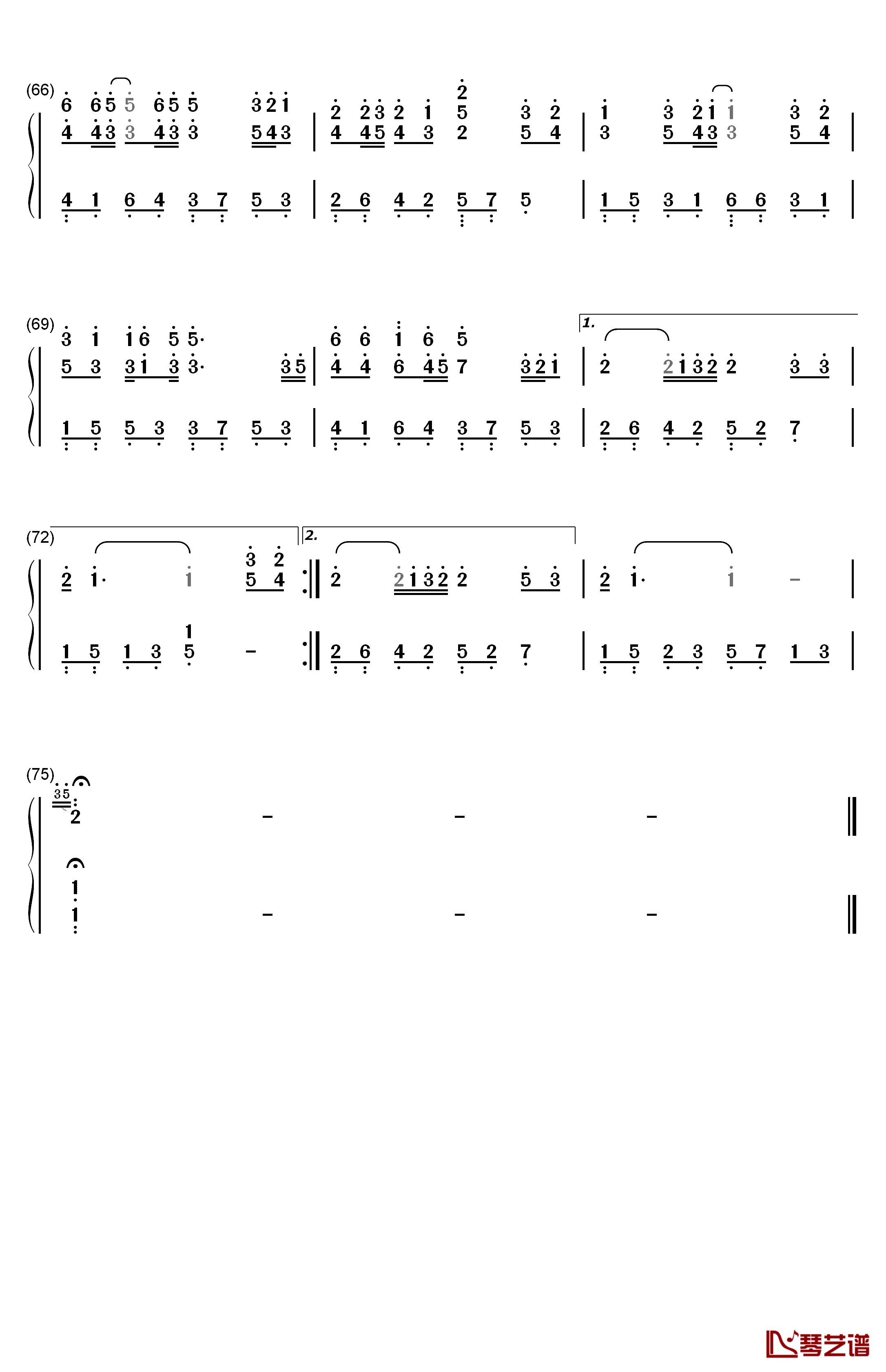 老鼠爱大米钢琴简谱-数字双手-杨臣刚6