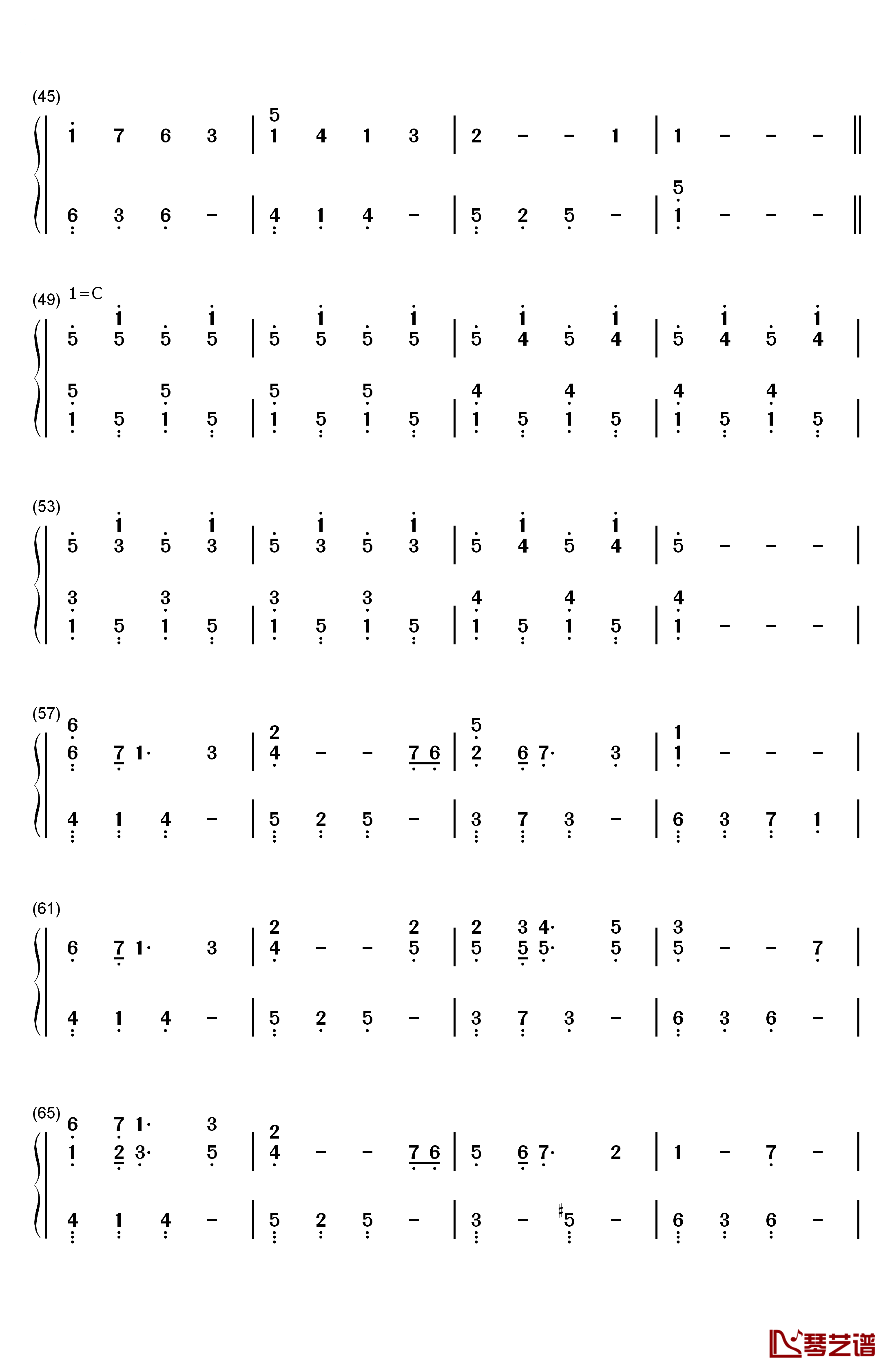 Cry For The Moon钢琴简谱-数字双手-Epica3