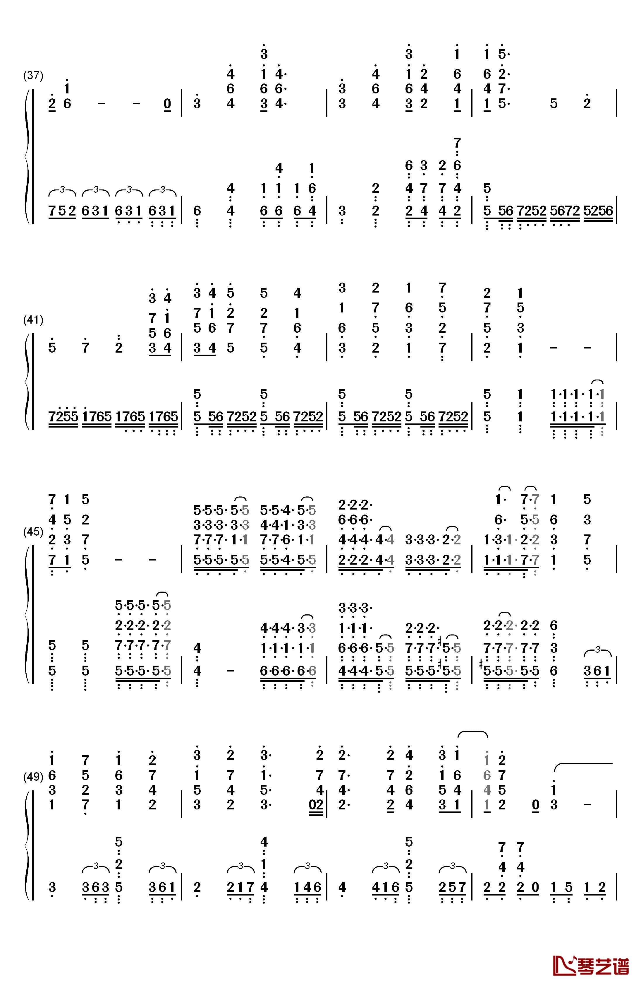 それは仆たちの奇迹钢琴简谱-数字双手-μ's3