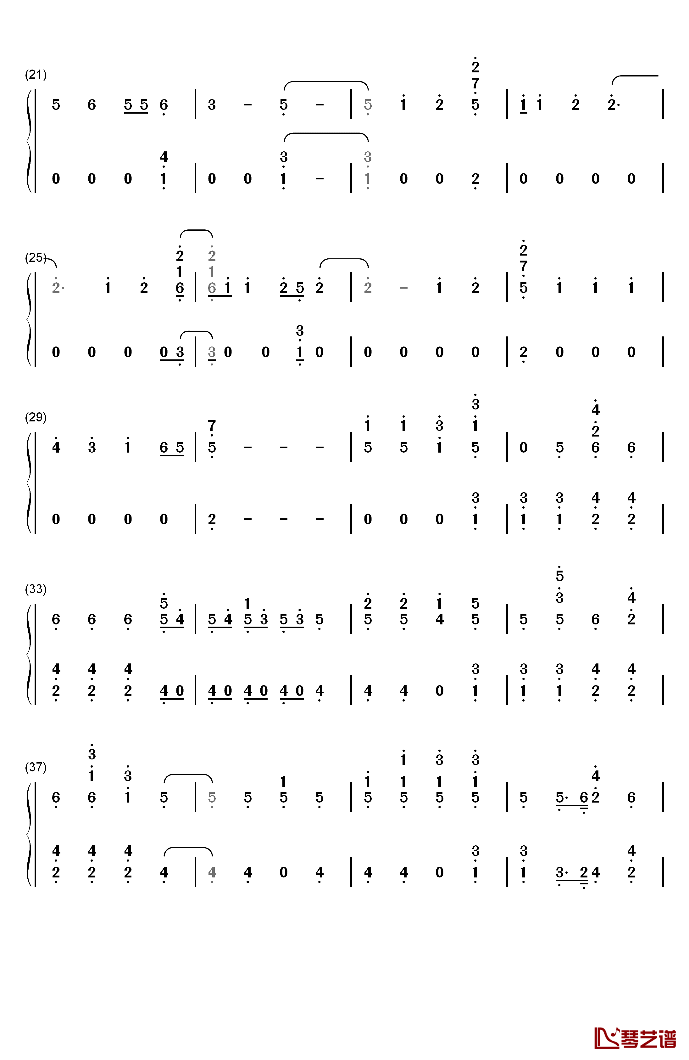 Stand钢琴简谱-数字双手-George S. Clinton2