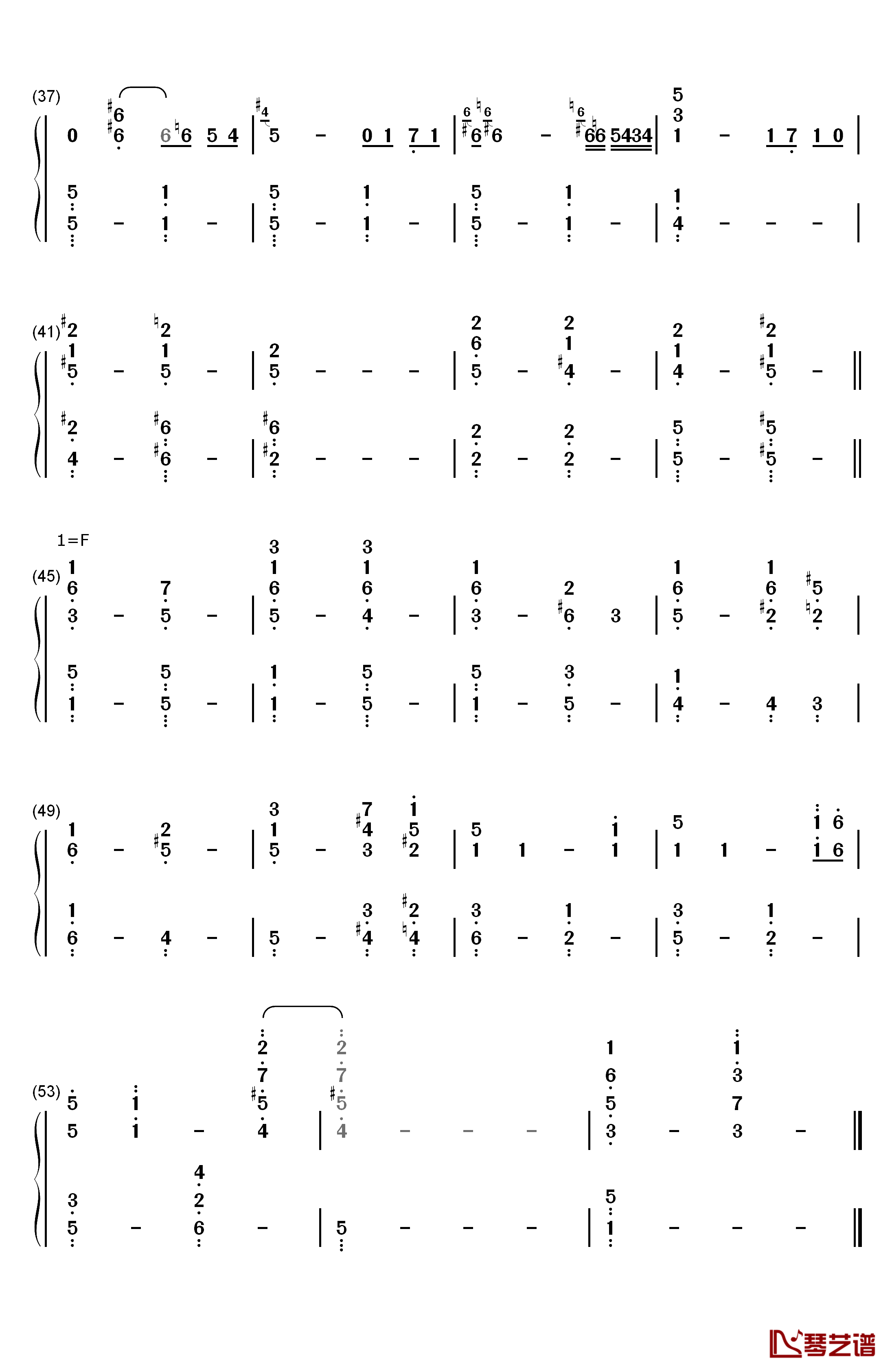 The Christmas Song钢琴简谱-数字双手-Nat King Cole3