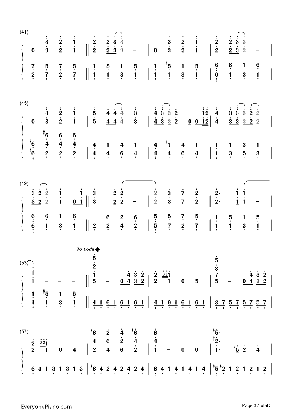 瞳のメロディ钢琴简谱-数字双手-BOYFRIEND3