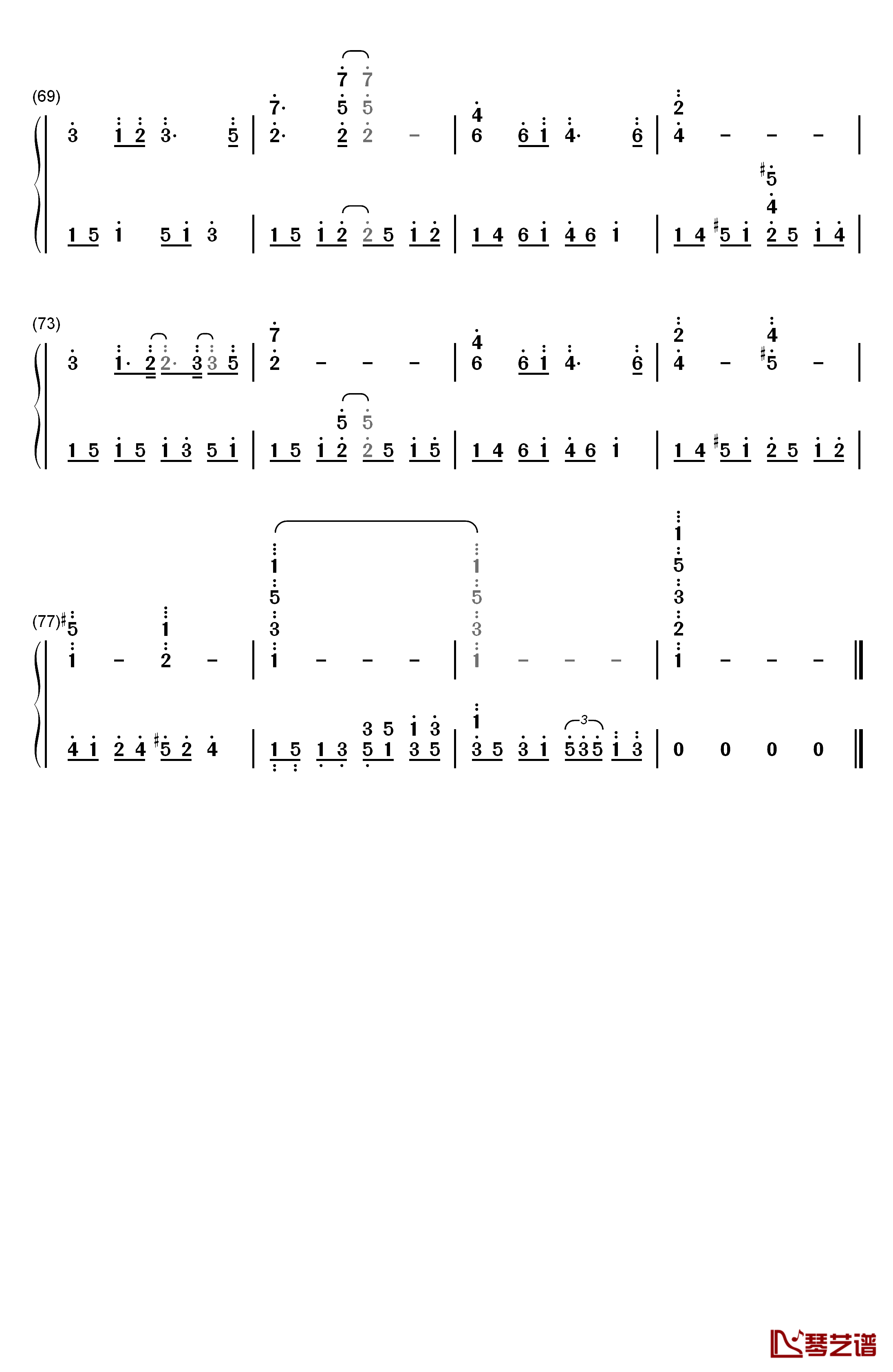 Pastel Reflections钢琴简谱-数字双手-Kevin Kern4