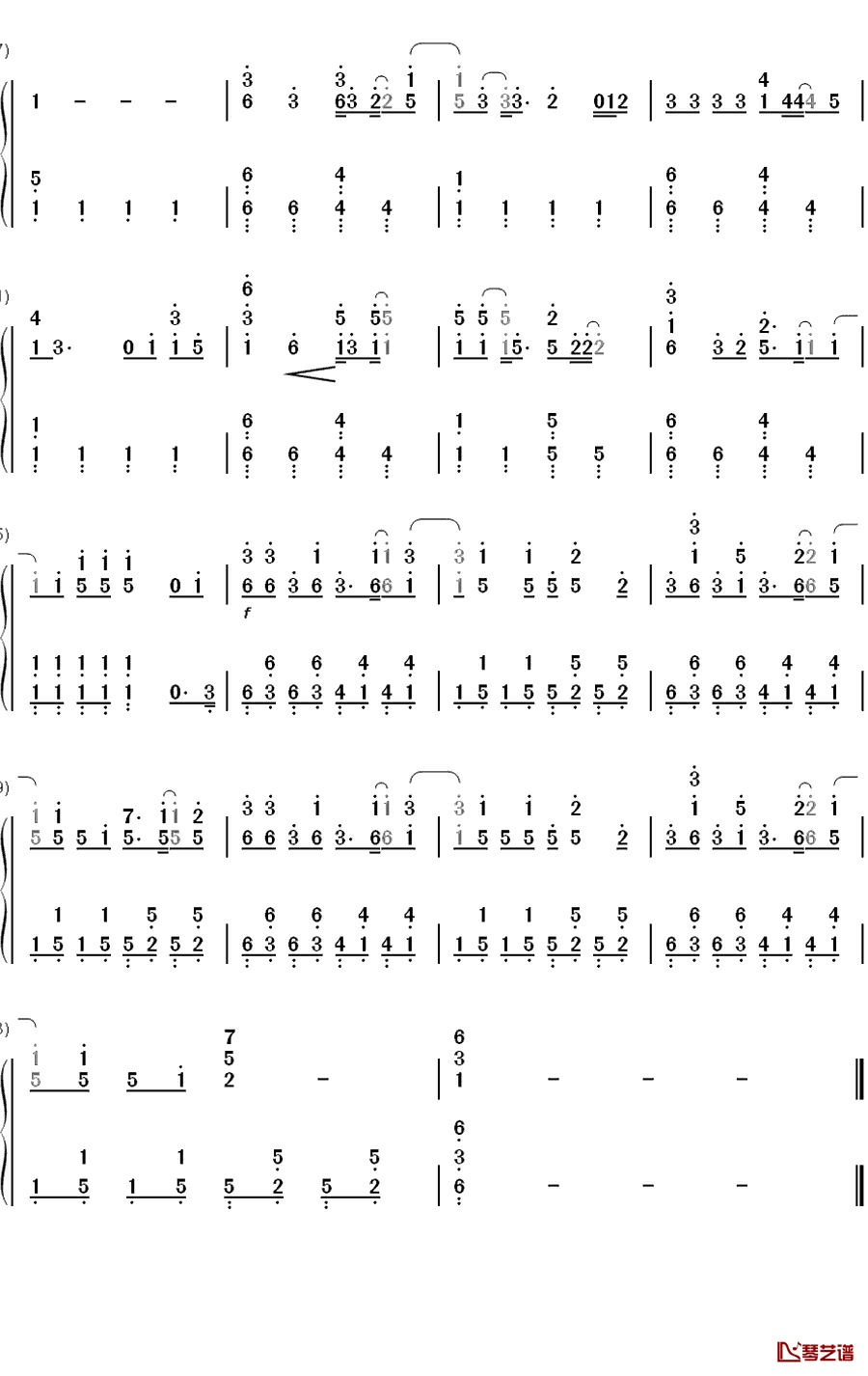 Little Talks钢琴简谱-数字双手-Of Monsters and Men2