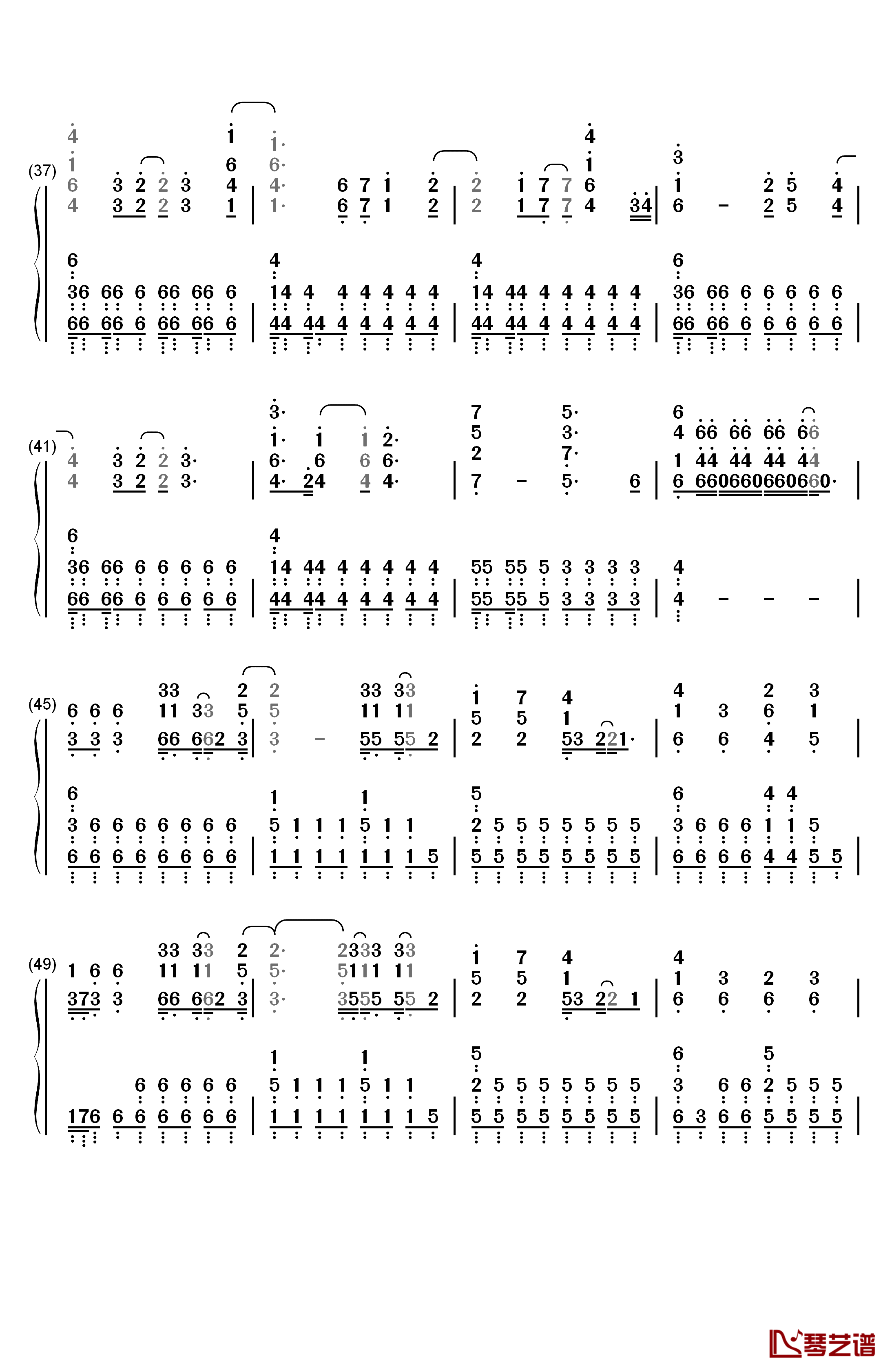 Bring Me To Life钢琴简谱-数字双手-Evanescence3