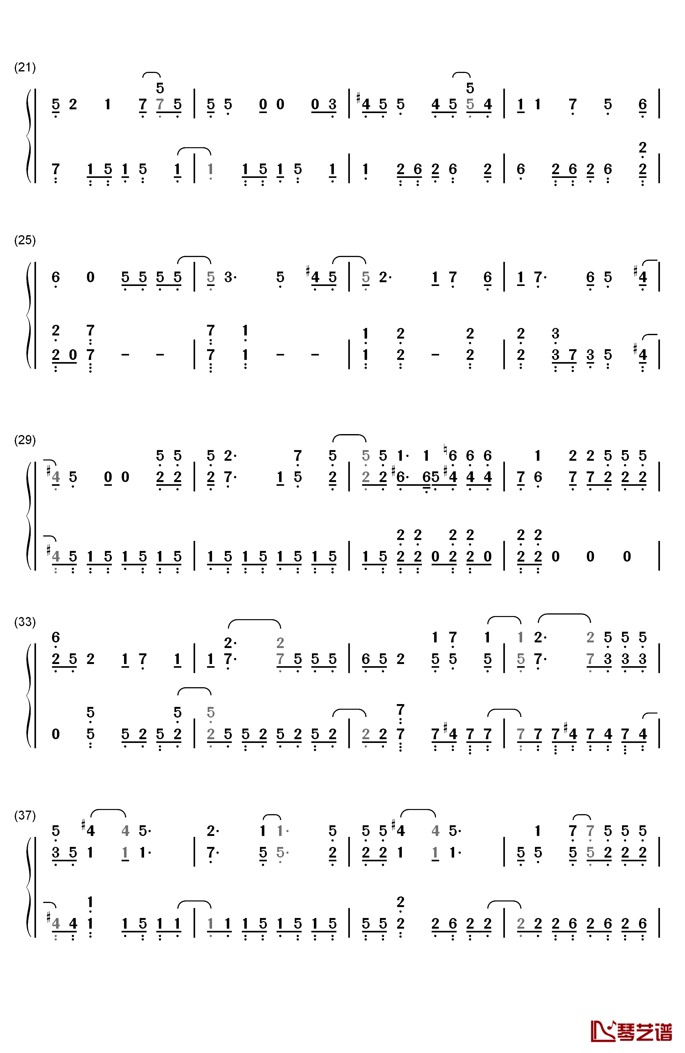 ユメイログラフィティ钢琴简谱-数字双手-タッキー&翼2