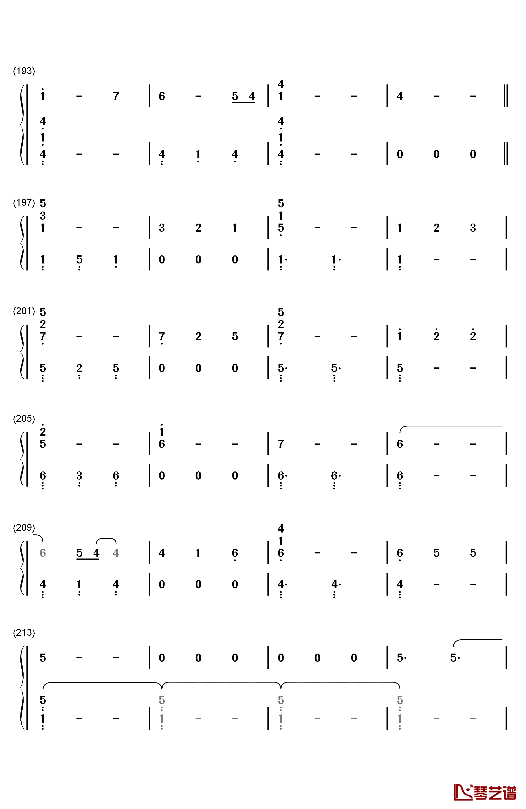 Even If钢琴简谱-数字双手-MercyMe9