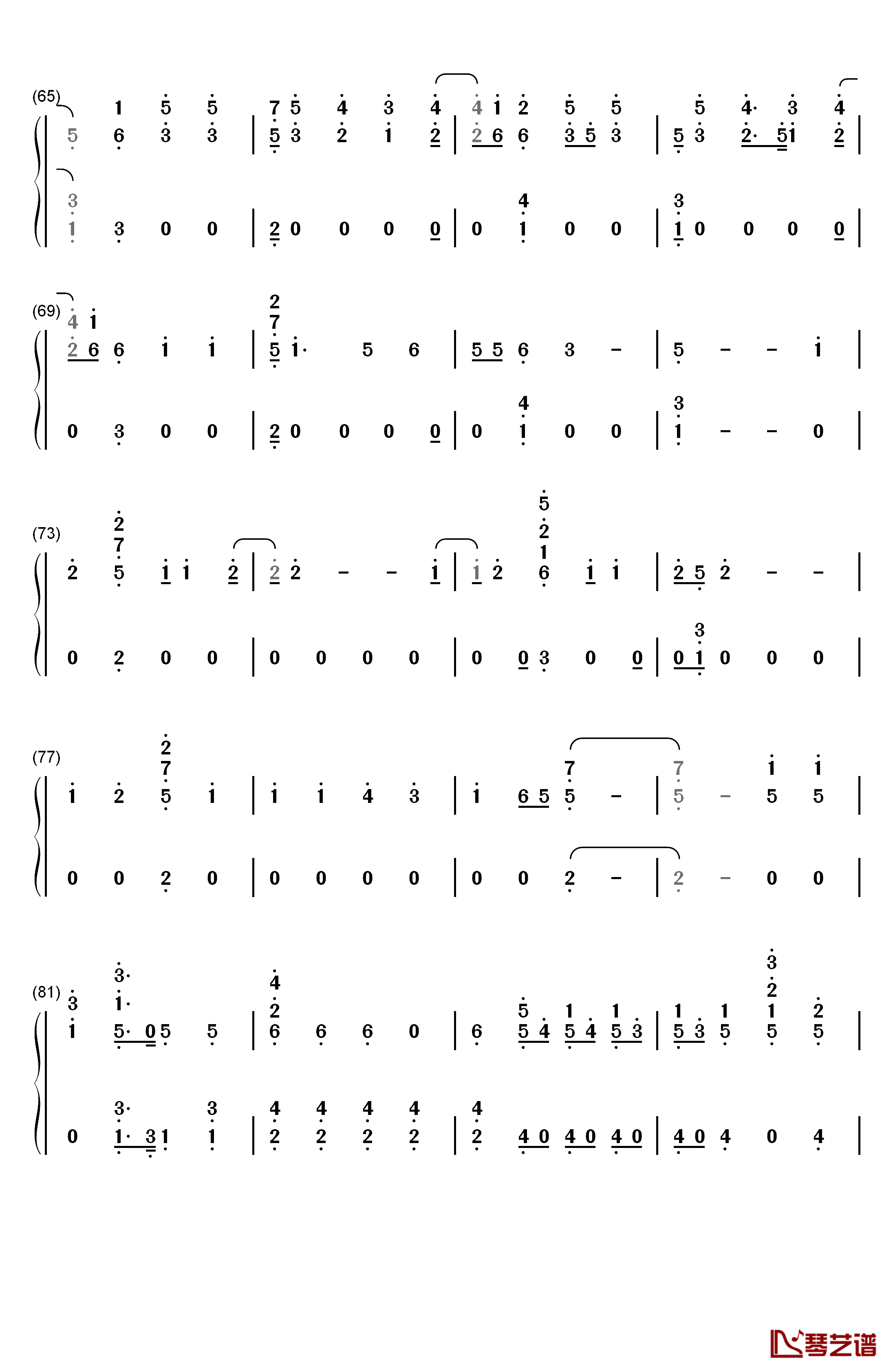 Stand钢琴简谱-数字双手-George S. Clinton4