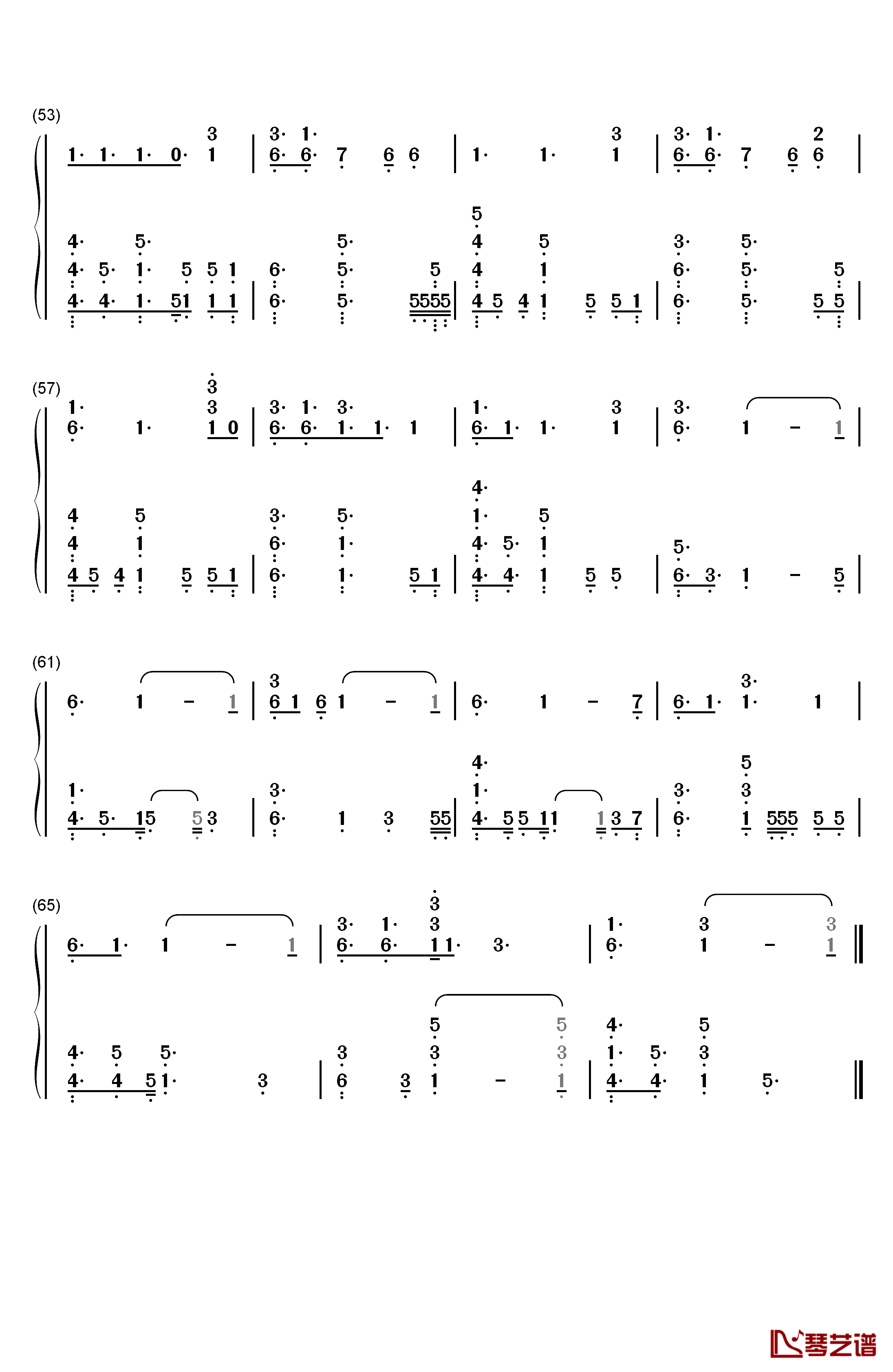 No Place钢琴简谱-数字双手-Backstreet Boys4