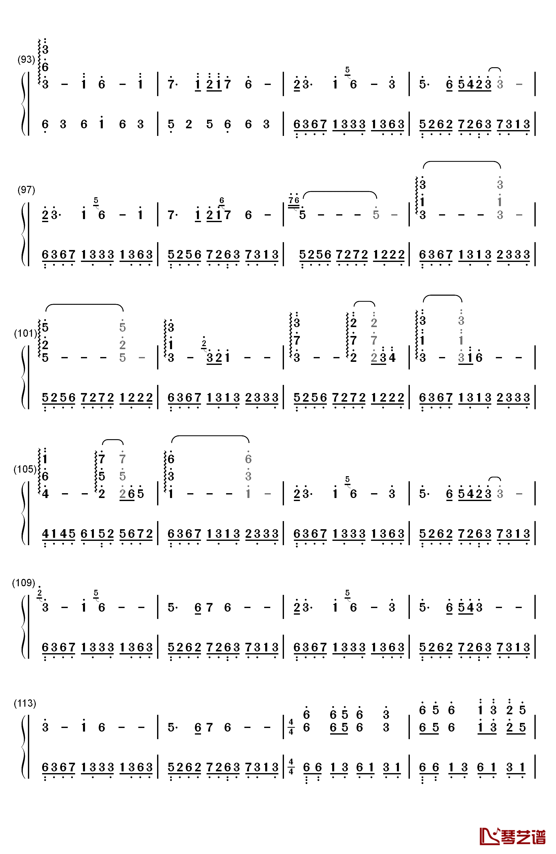 Last of the Wilds钢琴简谱-数字双手-Nightwish5