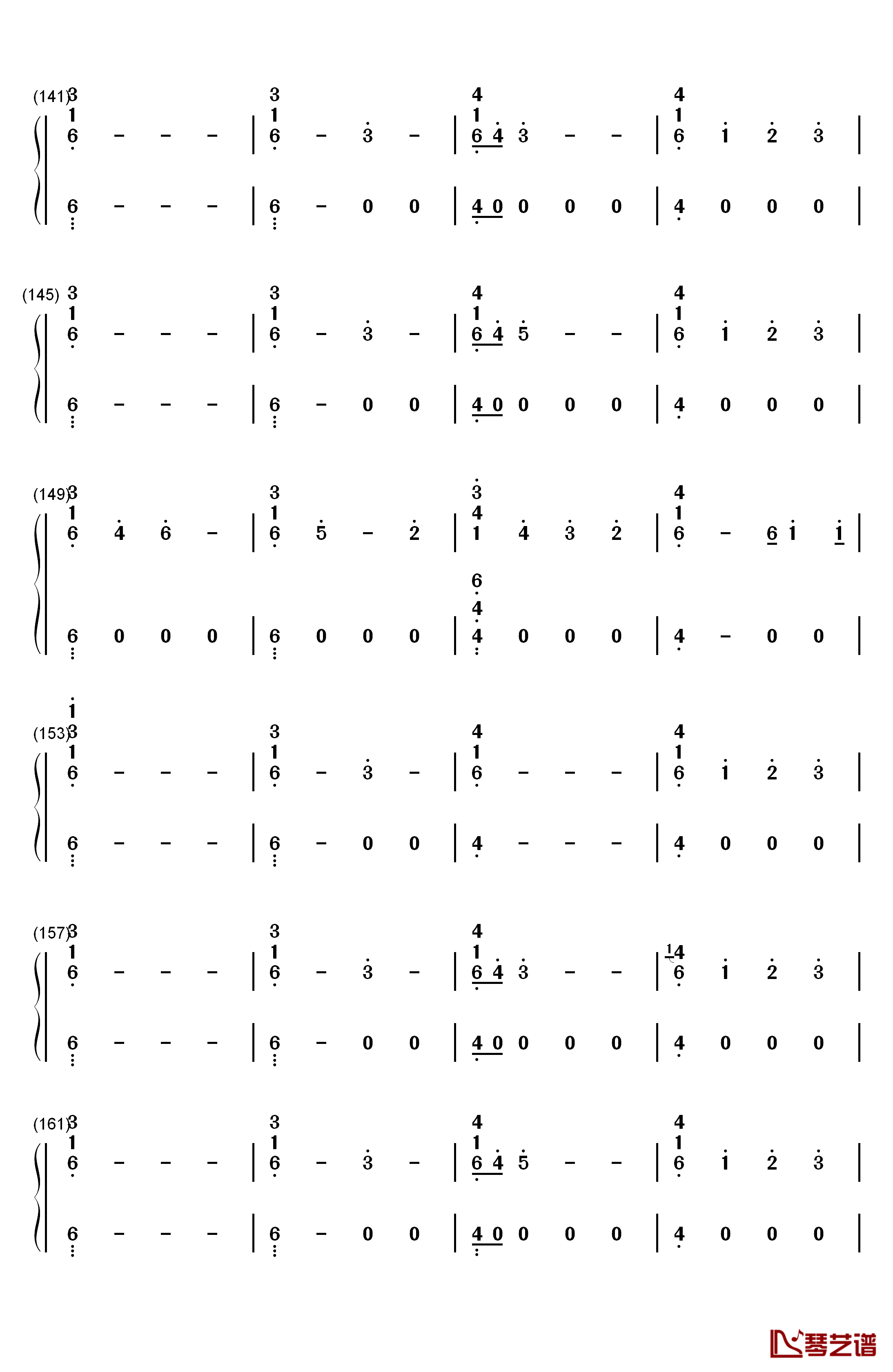 PYNK钢琴简谱-数字双手-Janelle Monae7