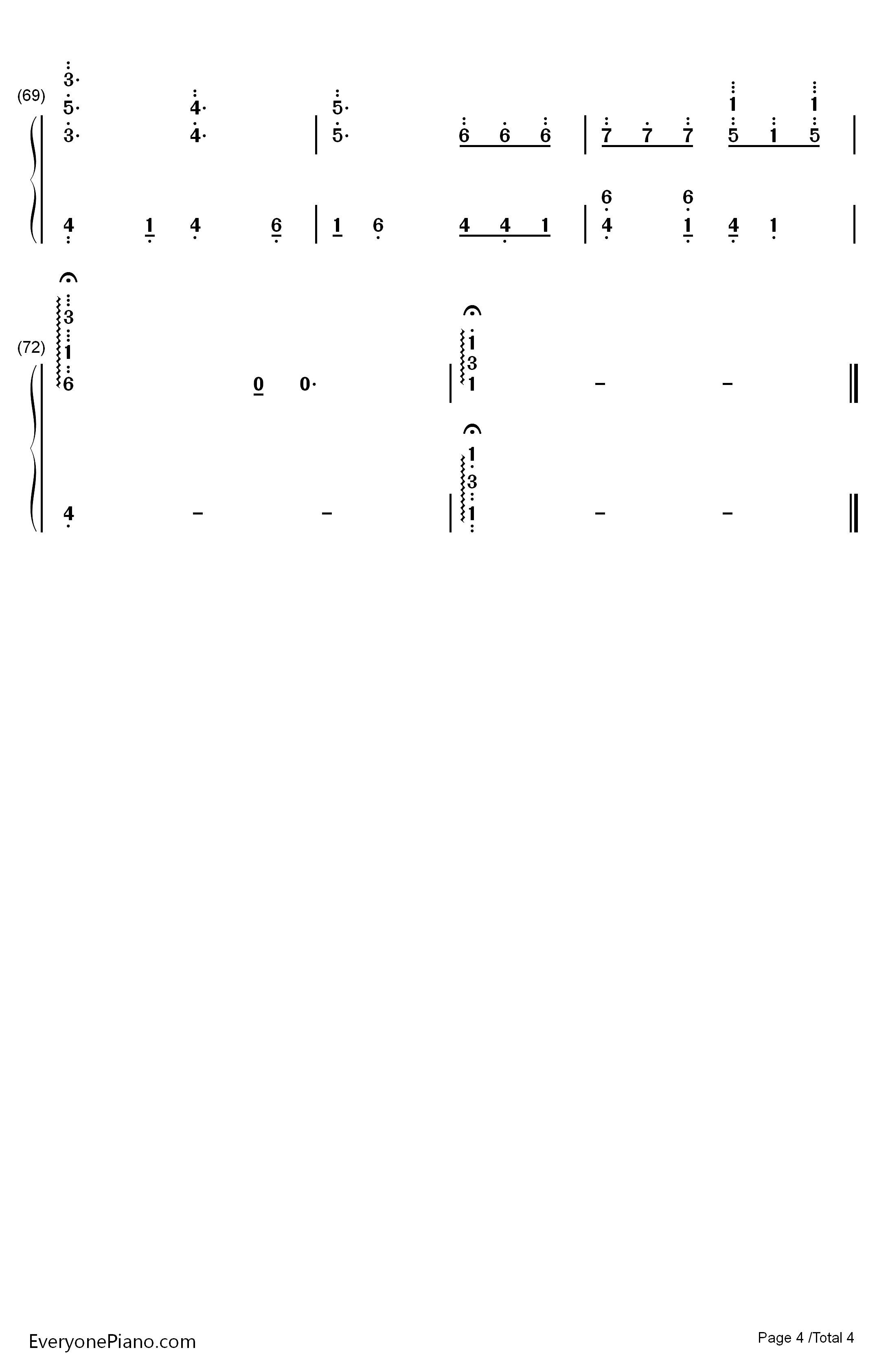 The Autumn钢琴简谱-数字双手-猎豹移动公司4