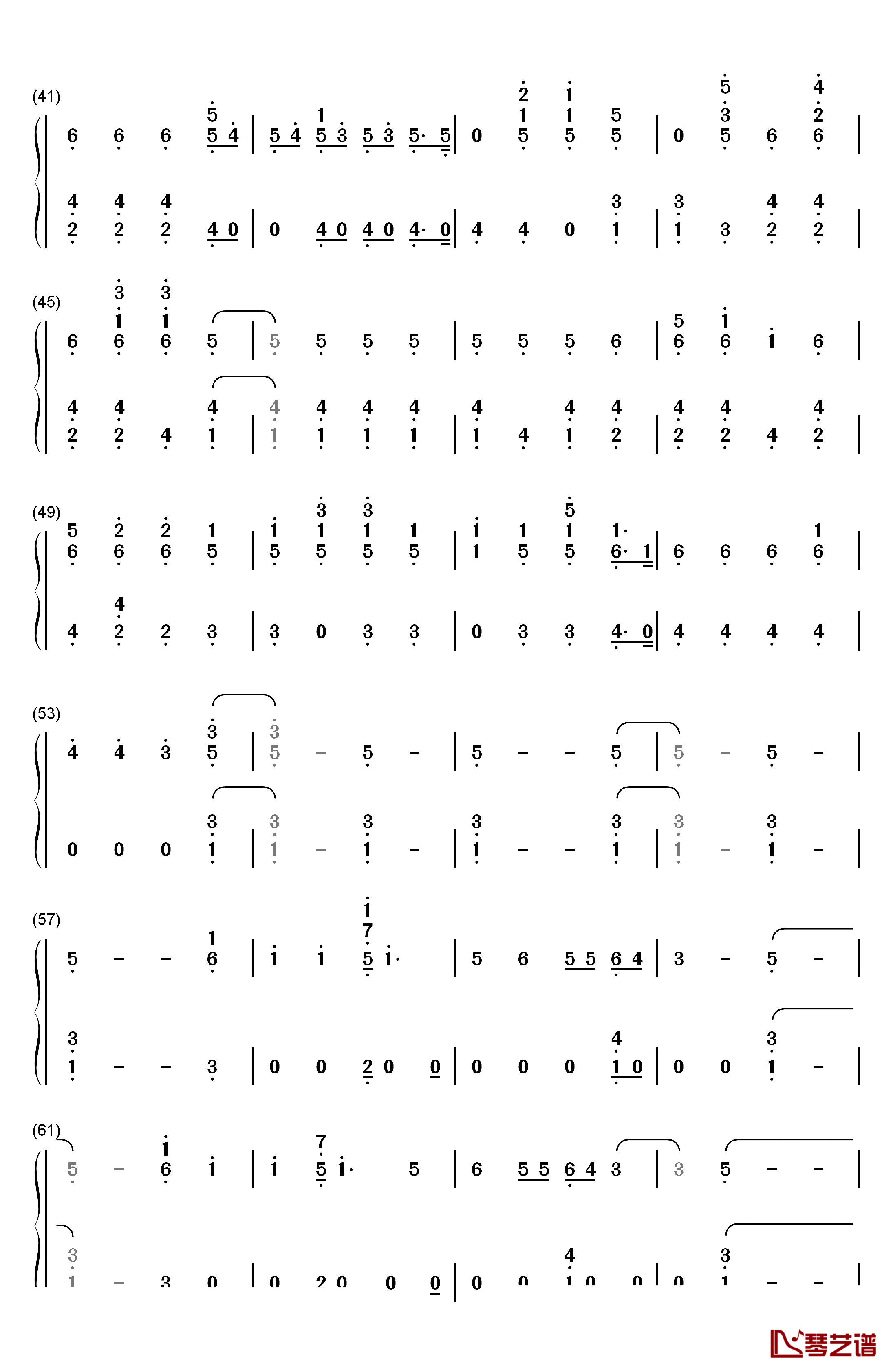 Stand钢琴简谱-数字双手-George S. Clinton3