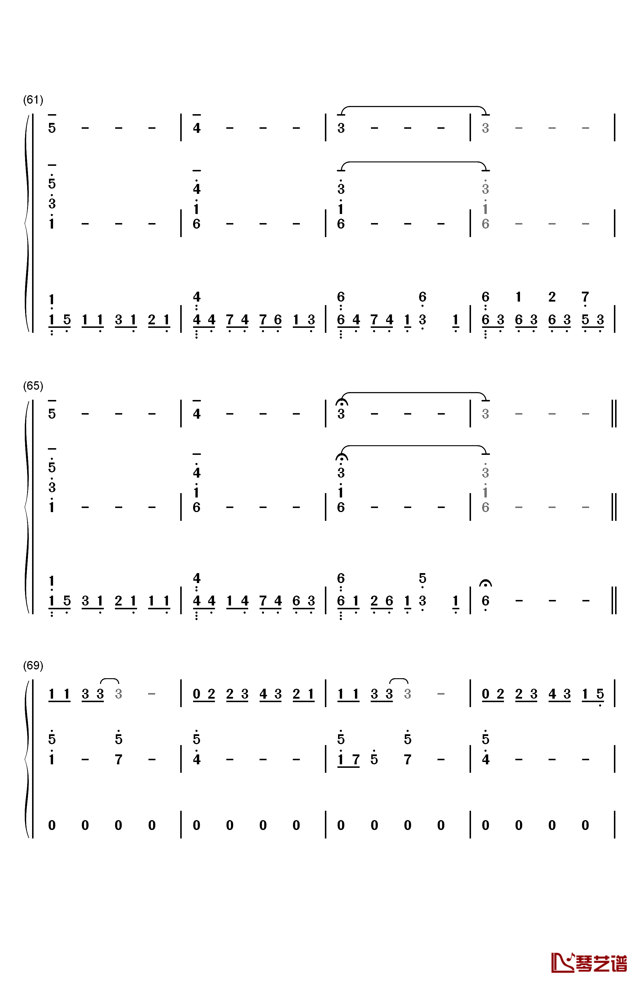 Supermarket Flowers钢琴简谱-数字双手-Ed Sheeran5