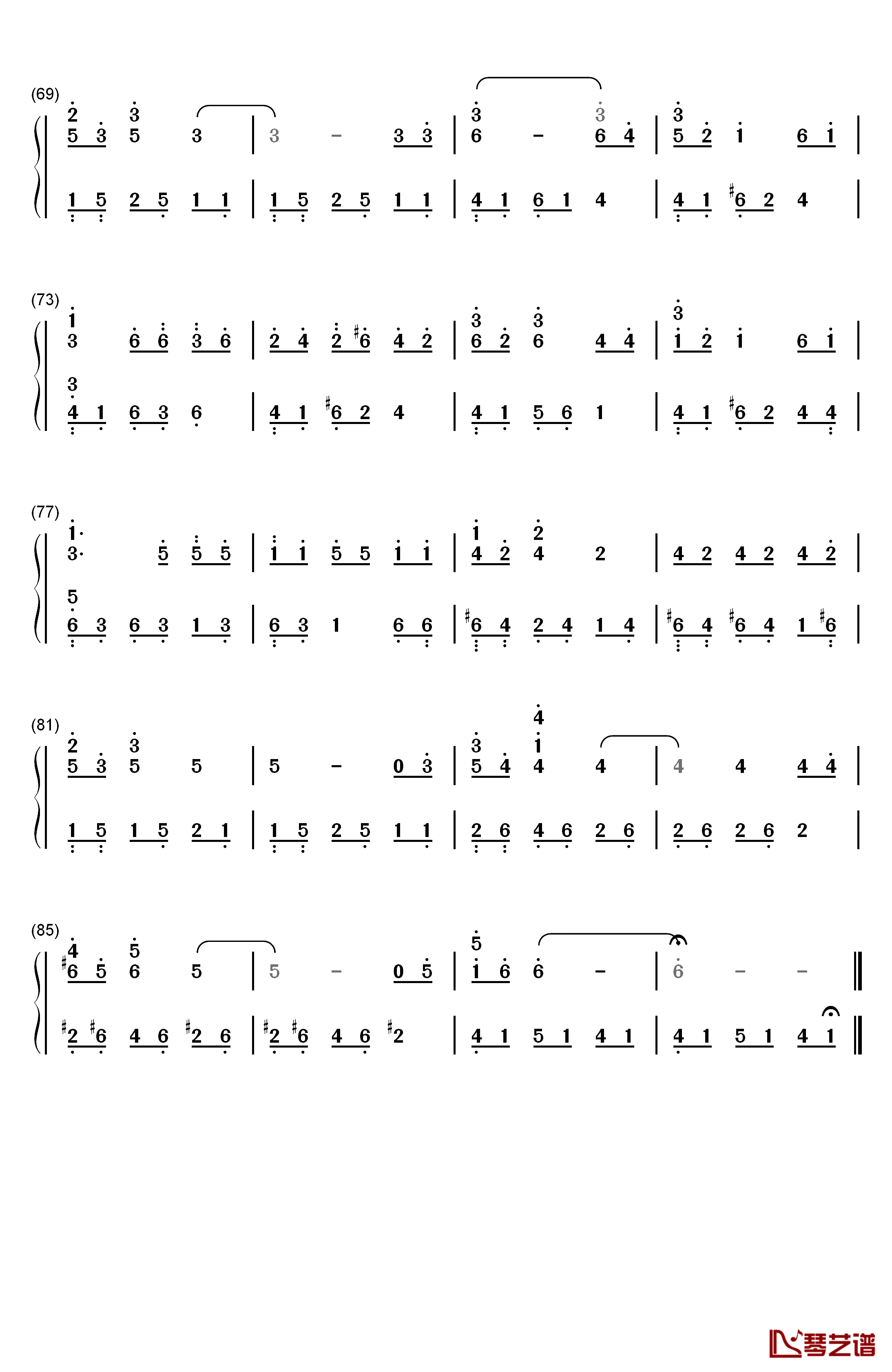 With the Wind钢琴简谱-数字双手-李闰珉4