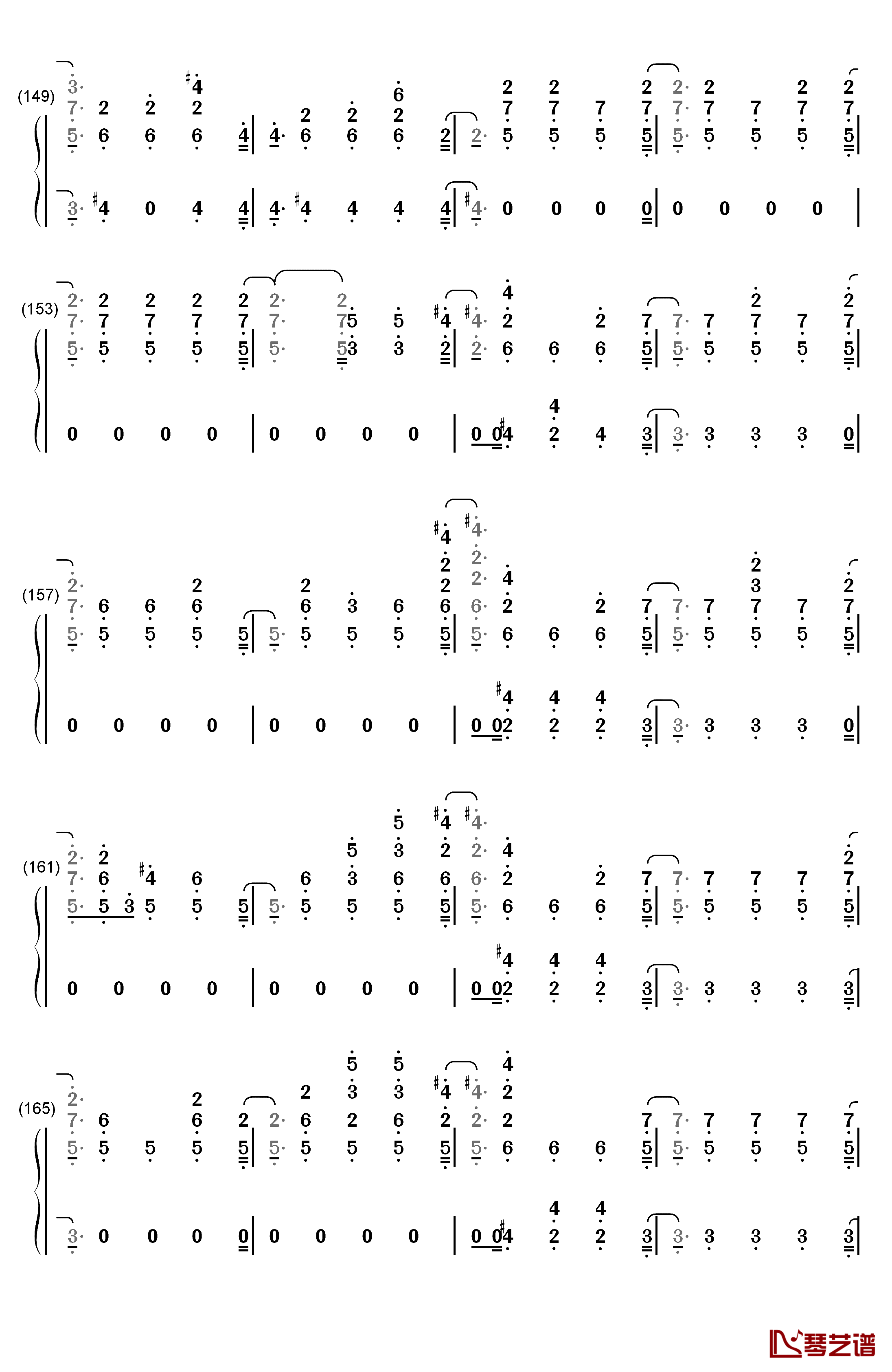 Stand钢琴简谱-数字双手-George S. Clinton8