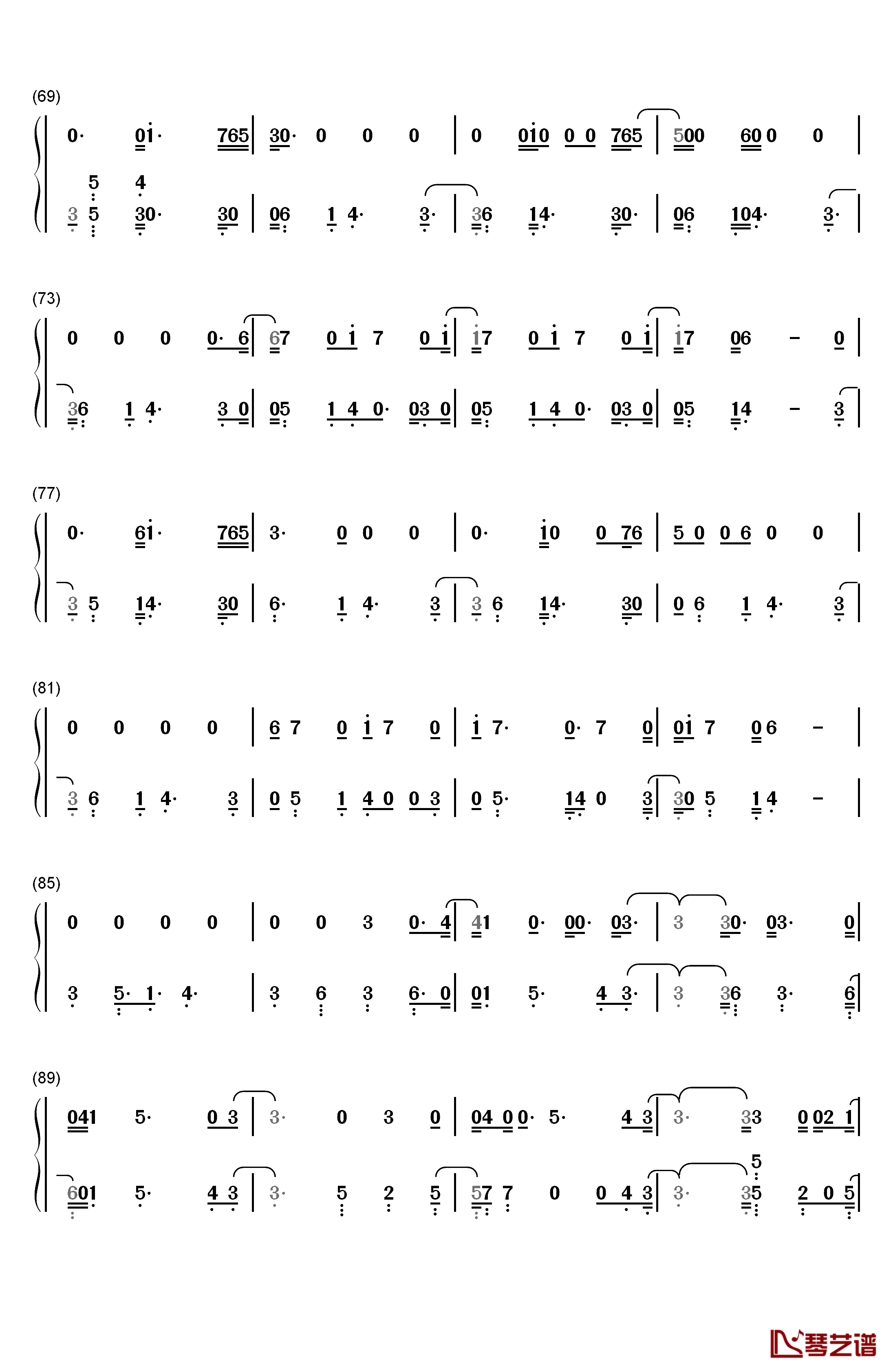 If I'm Lucky钢琴简谱-数字双手-Jason Derulo4